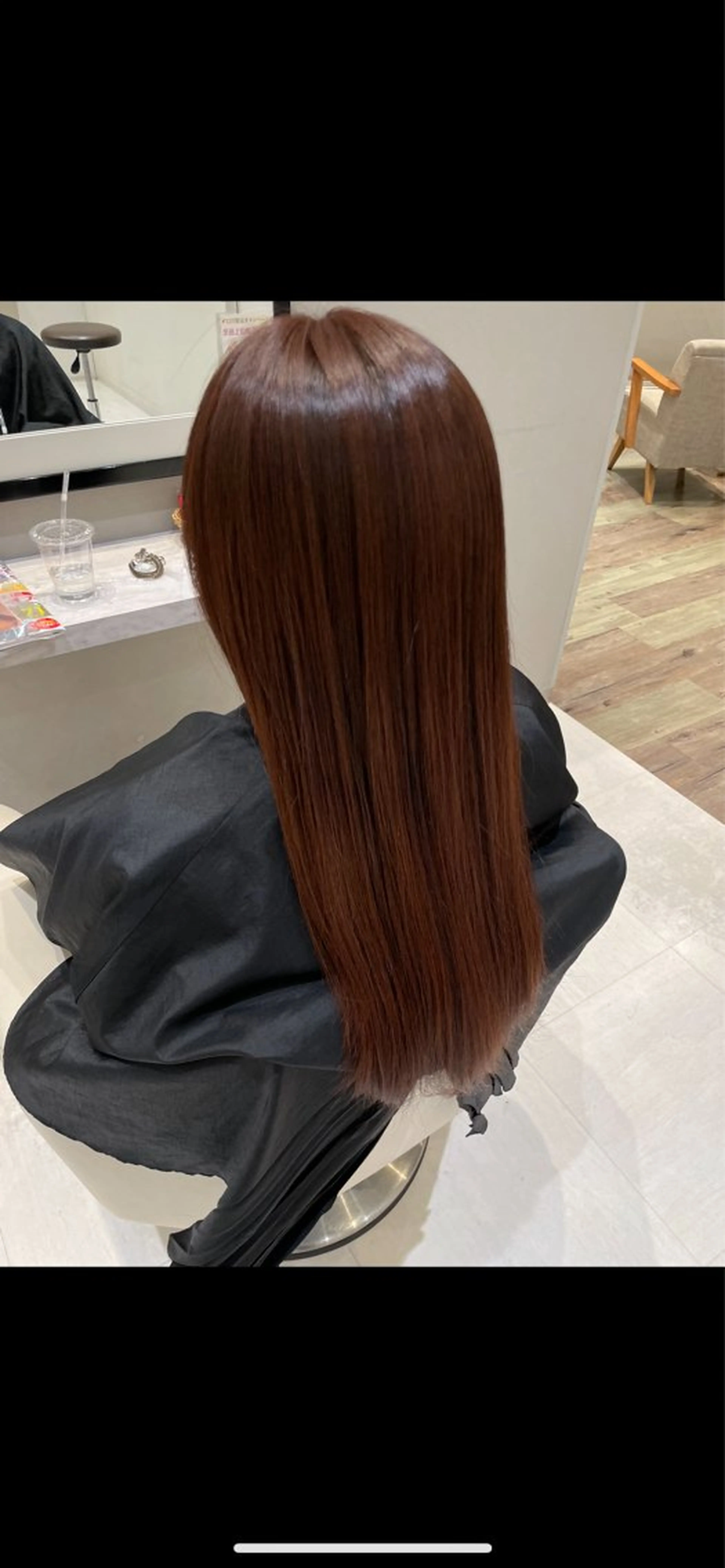 ロング カラー ブラウンカラー カット ヘアカラー トリートメント k-twoたき✨艶感 カラー／美髪矯正のヘアスタイル