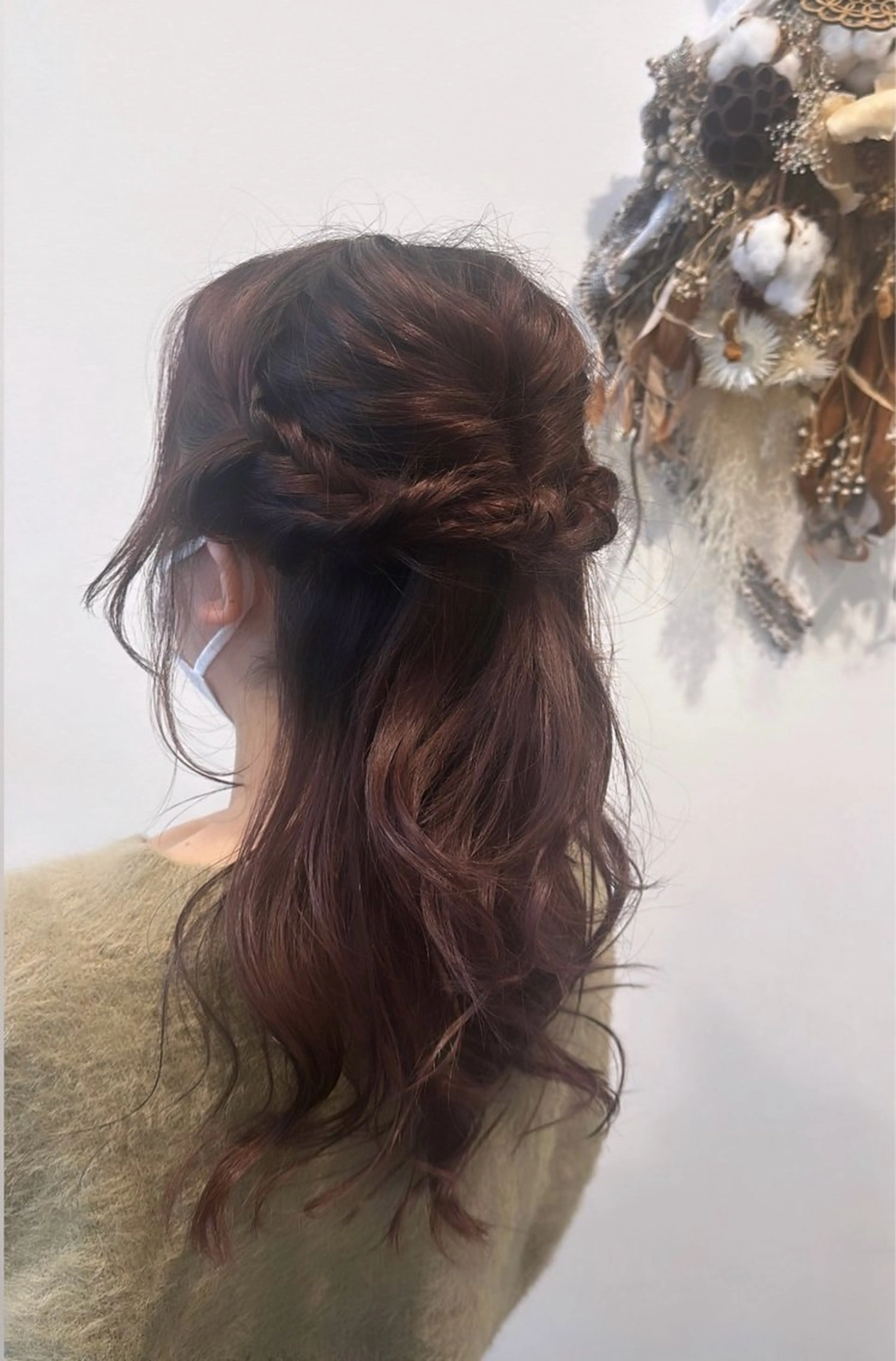セミロング 𝑴𝒐𝒓𝒊 /髪質改善/艶髪🖤のヘアスタイル
