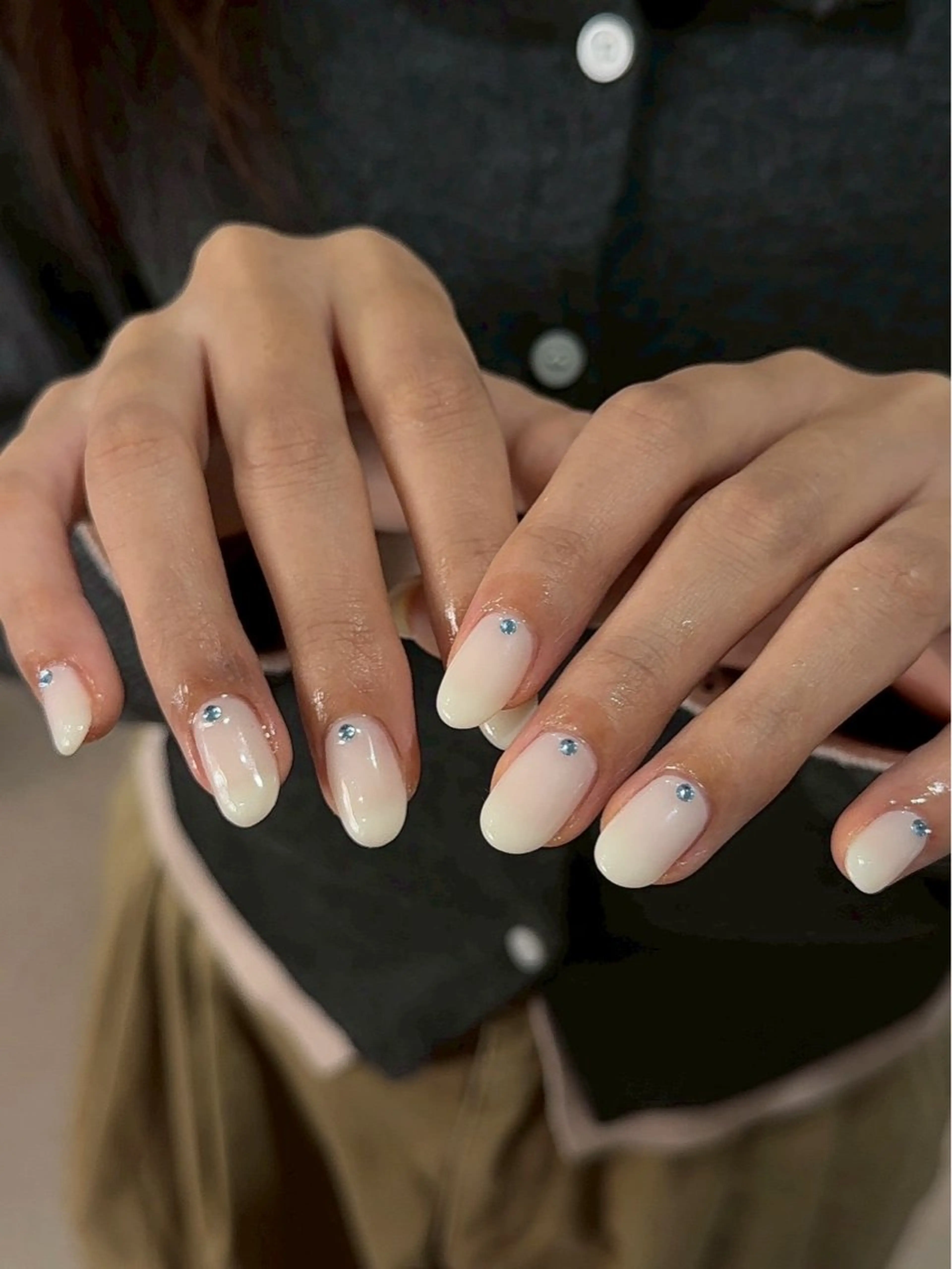 ネイル ホワイト ハンドネイル Salon Ｋのネイルデザイン