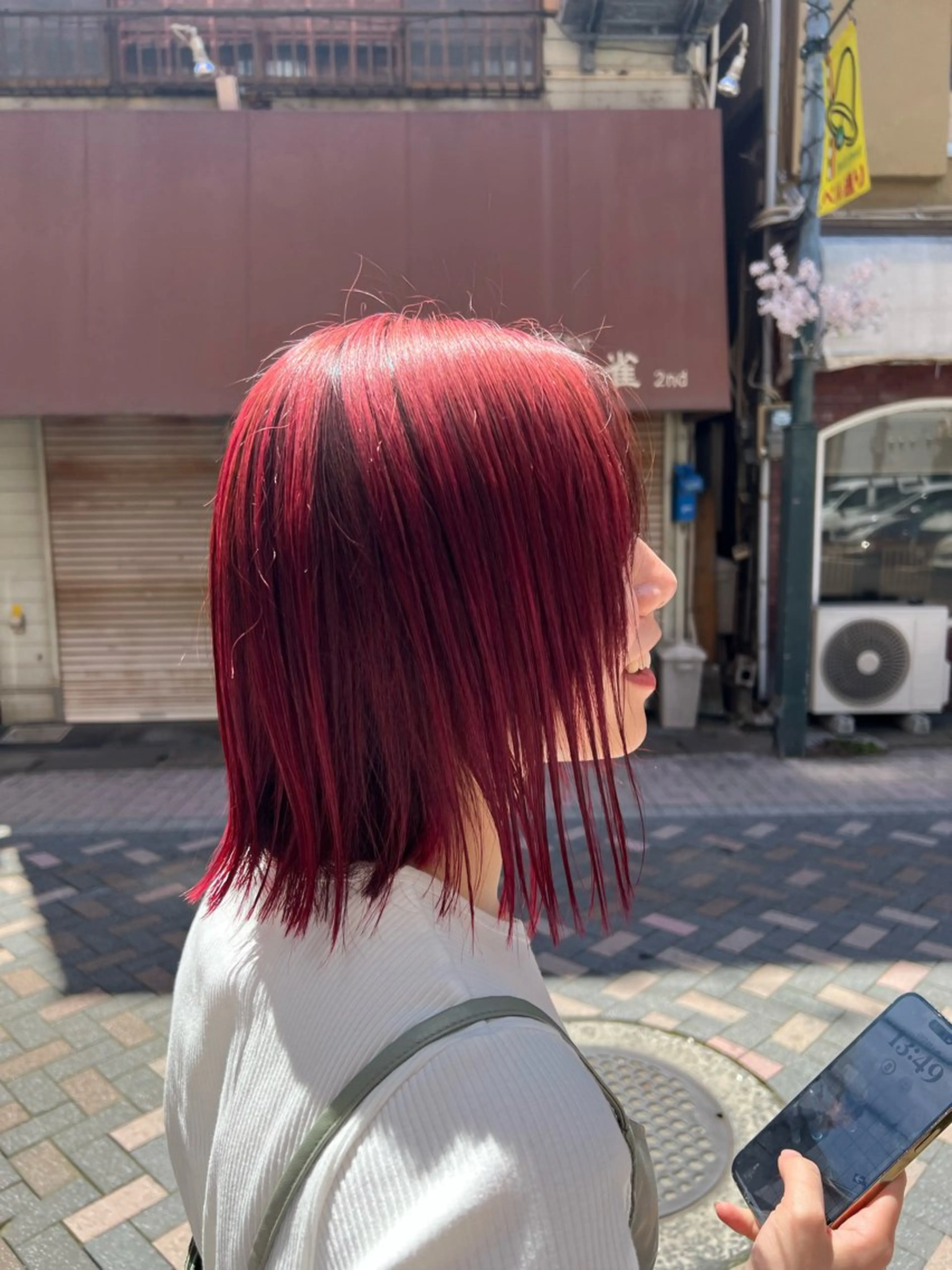 セミロング 永山 萌文のヘアスタイル