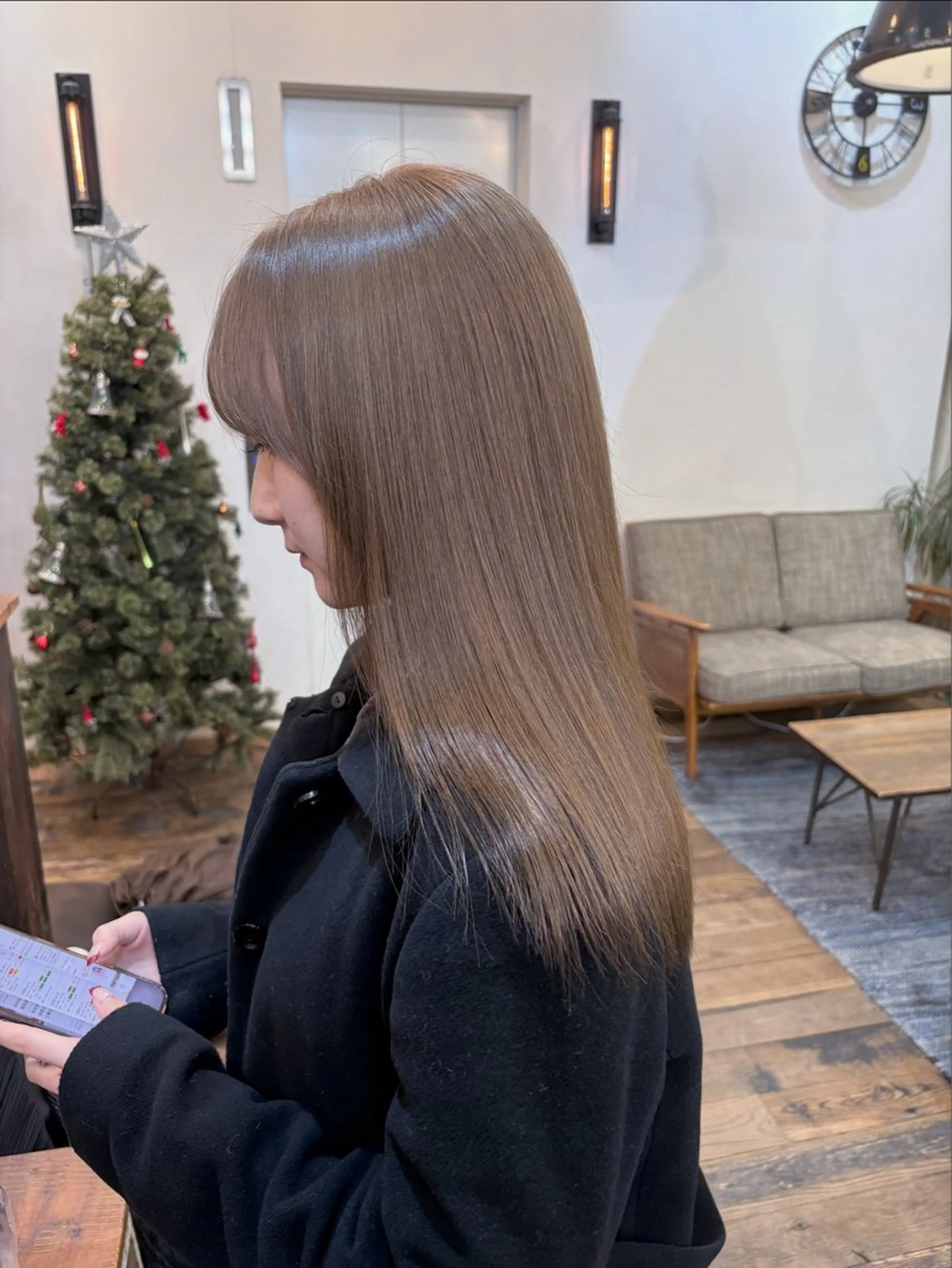 ロング 縮毛矯正 rena/レイヤー /メンズ◎のヘアスタイル