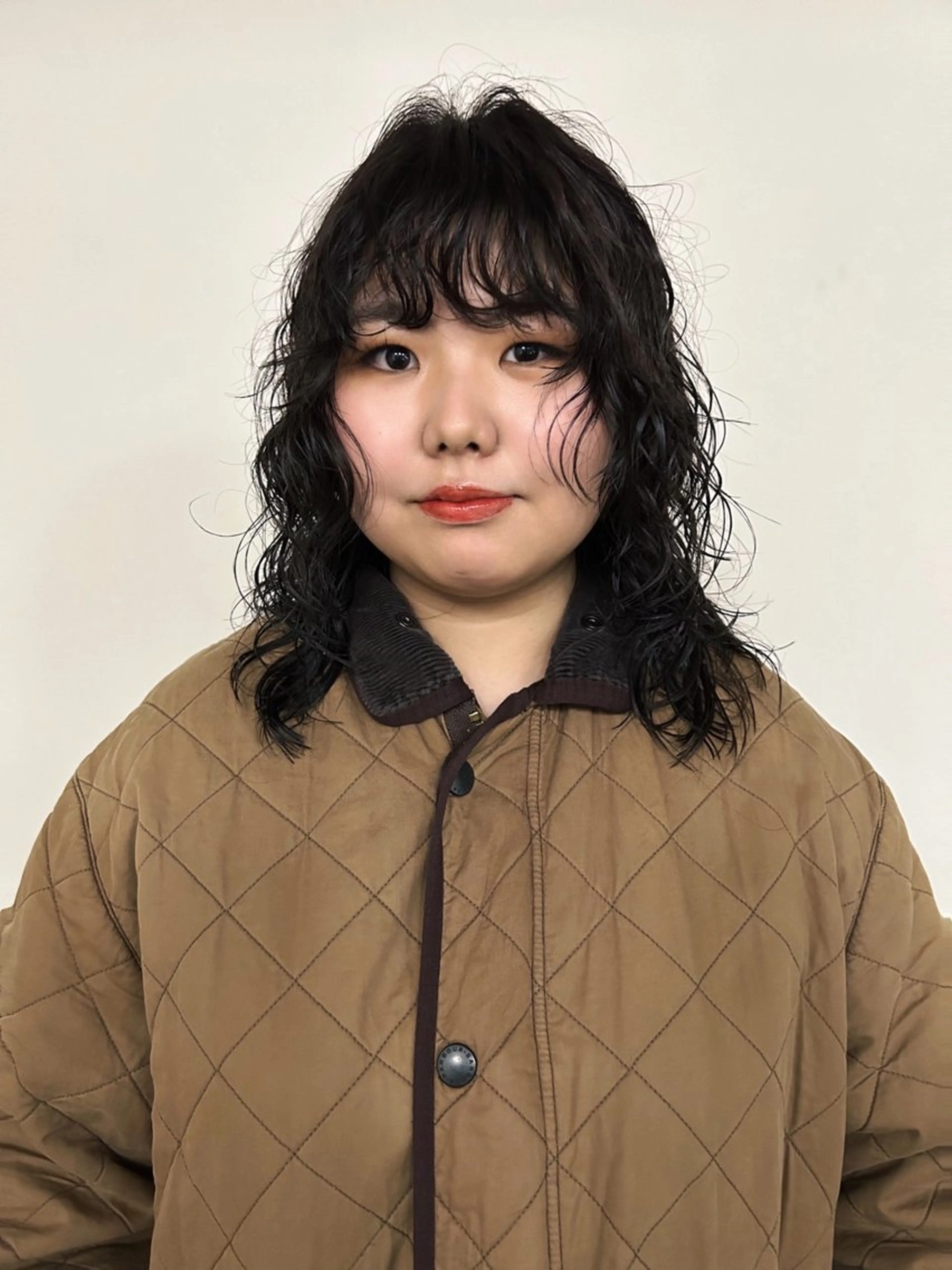 ミディアム カラー パーマ aika/パーマ/ ショート/伏見のヘアスタイル