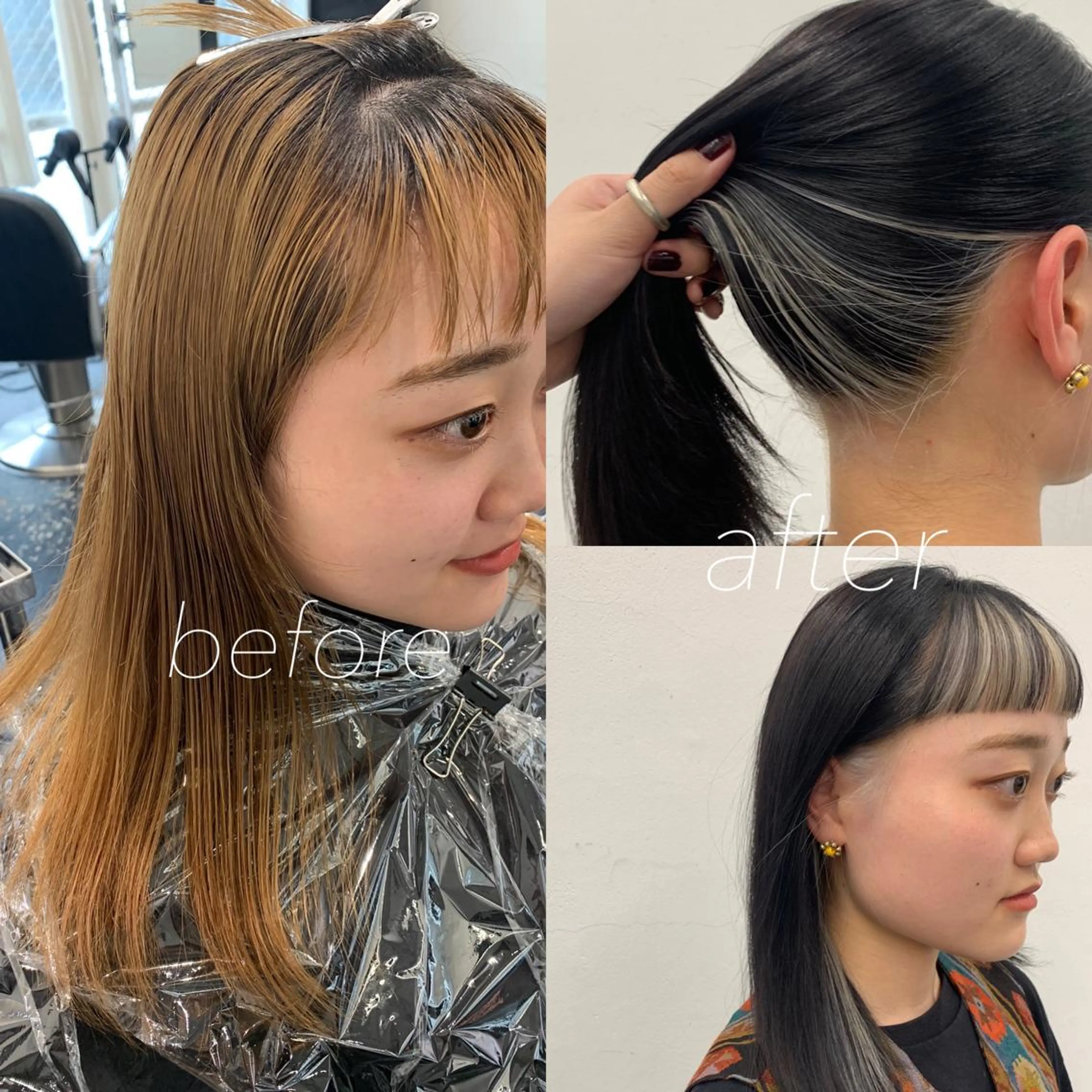 セミロング カラー レイヤーカット/艶髪 ✨💭KIRARIのヘアスタイル