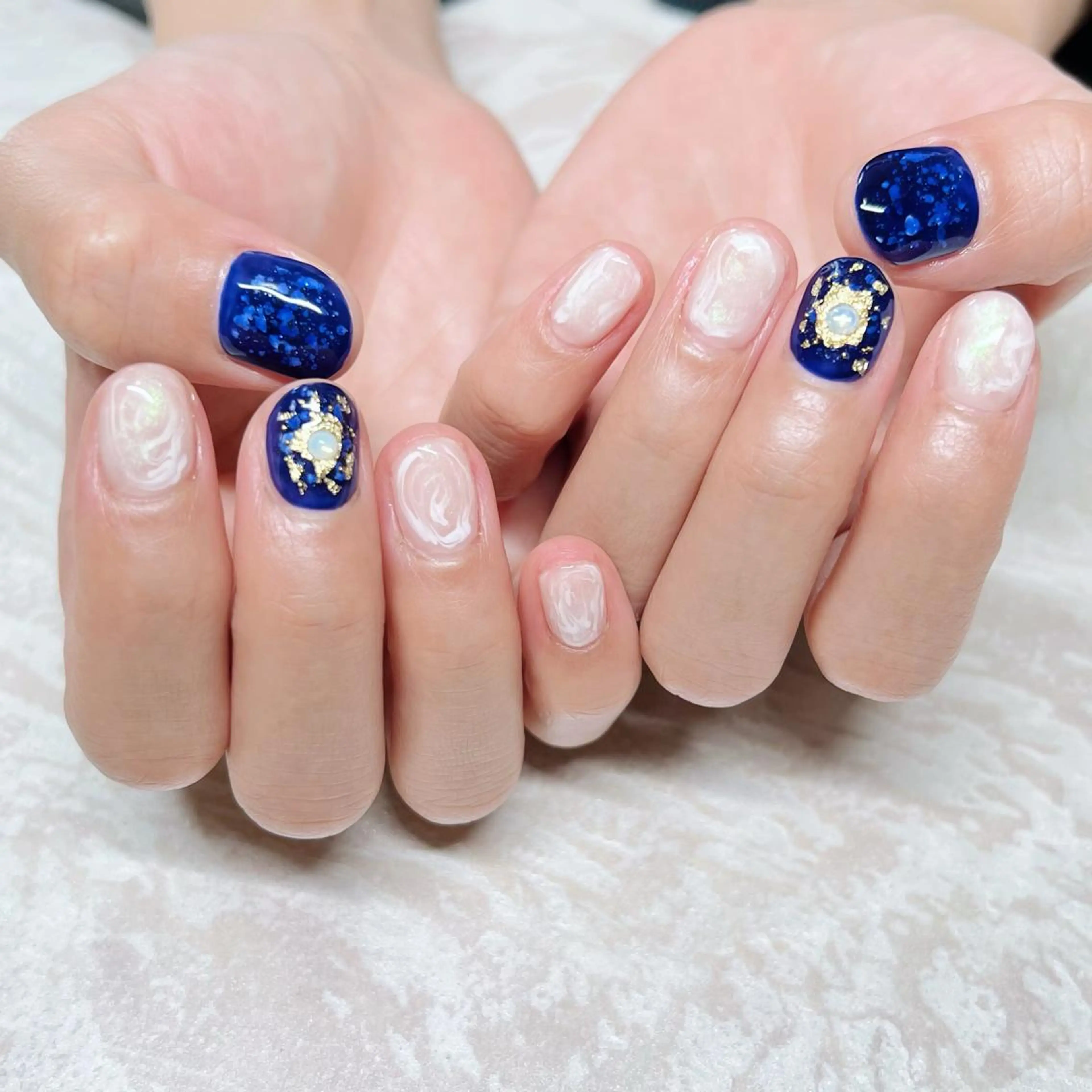 ネイル ニュアンスネイル ショートネイル gemickle nailのネイルデザイン