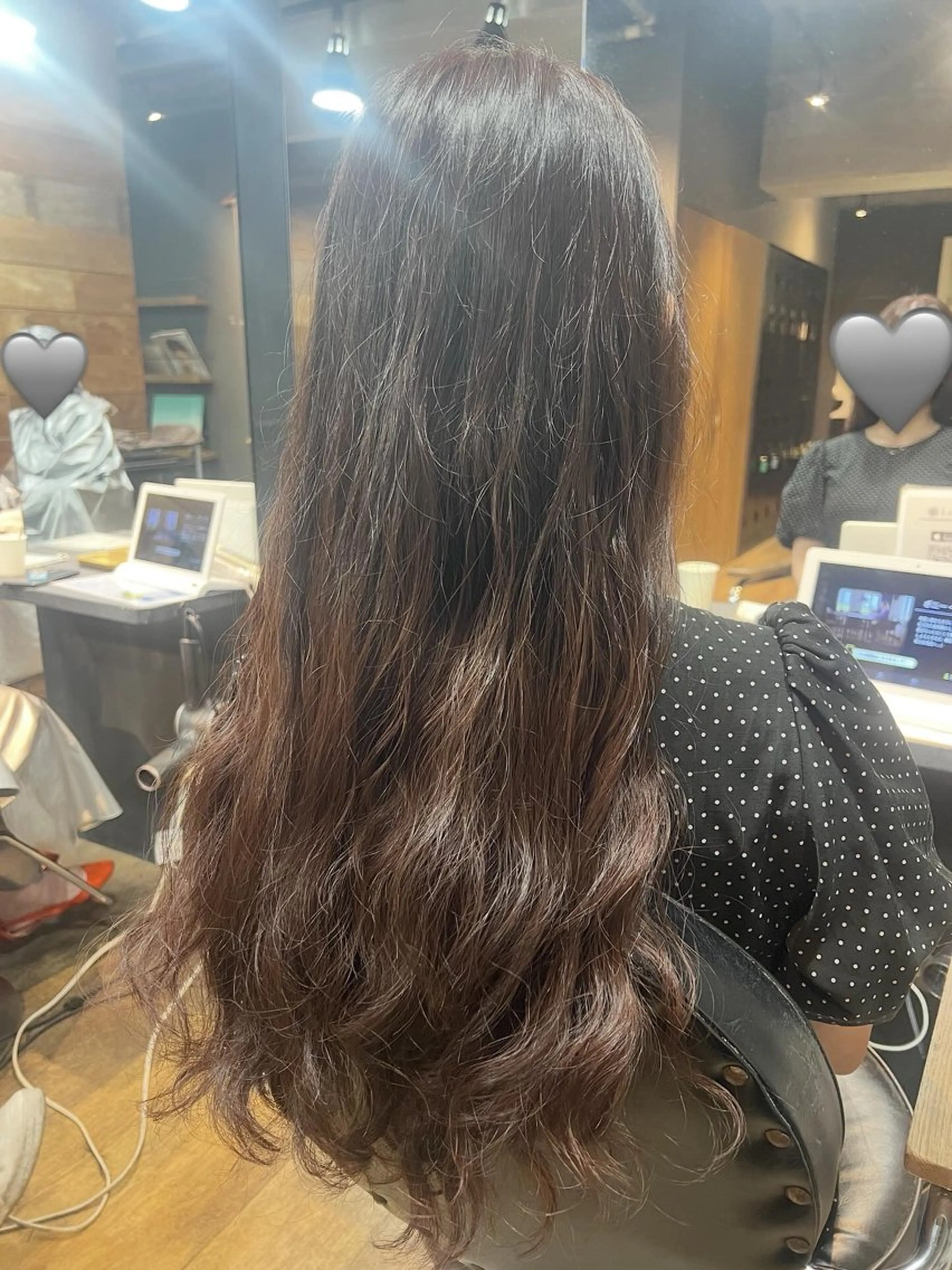 ロング カット パーマ 脇山 真生のヘアスタイル