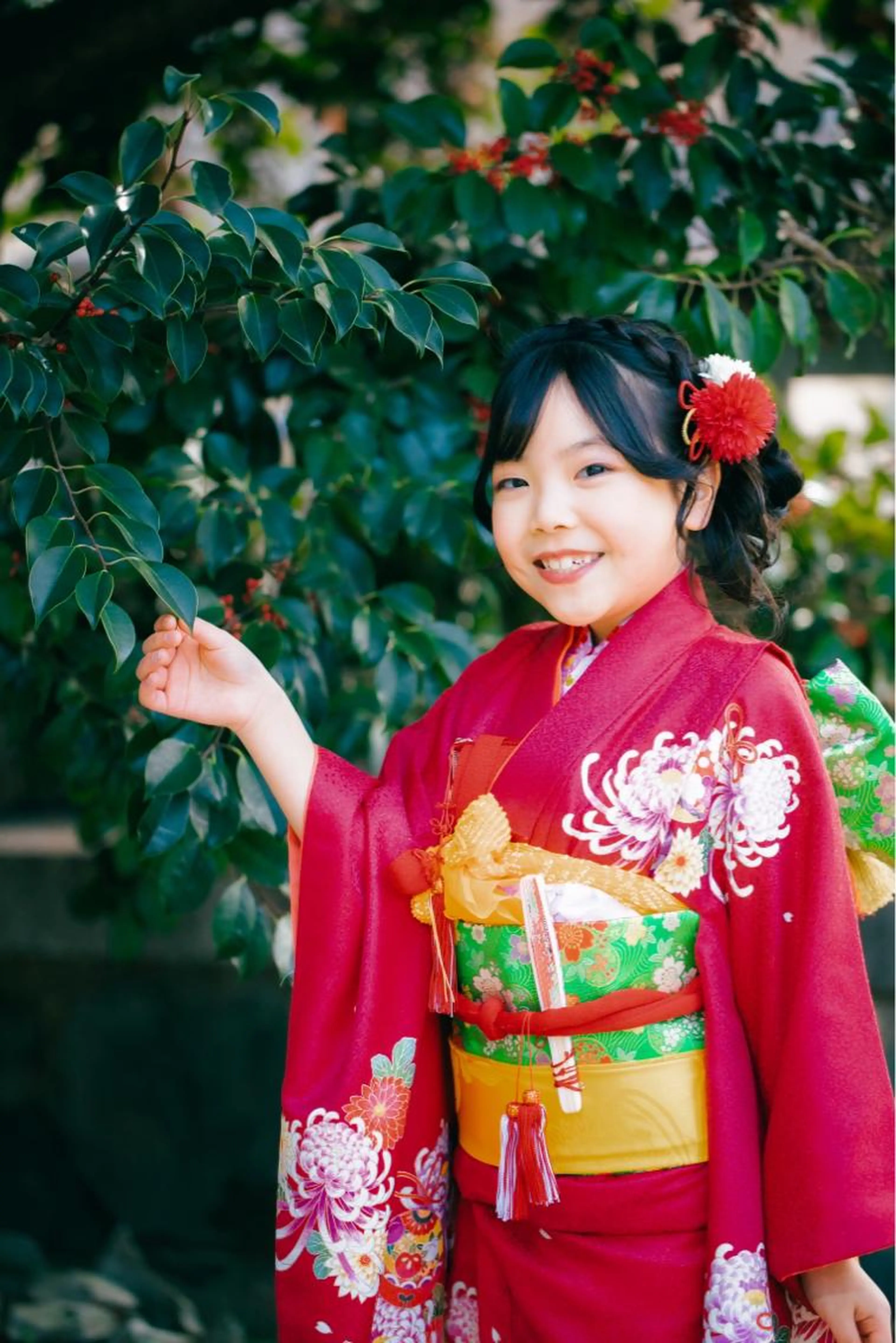 ⭐️七五三着付け/ヘアセット/メイク込み⭐️着付けヘアセット専門店の写真