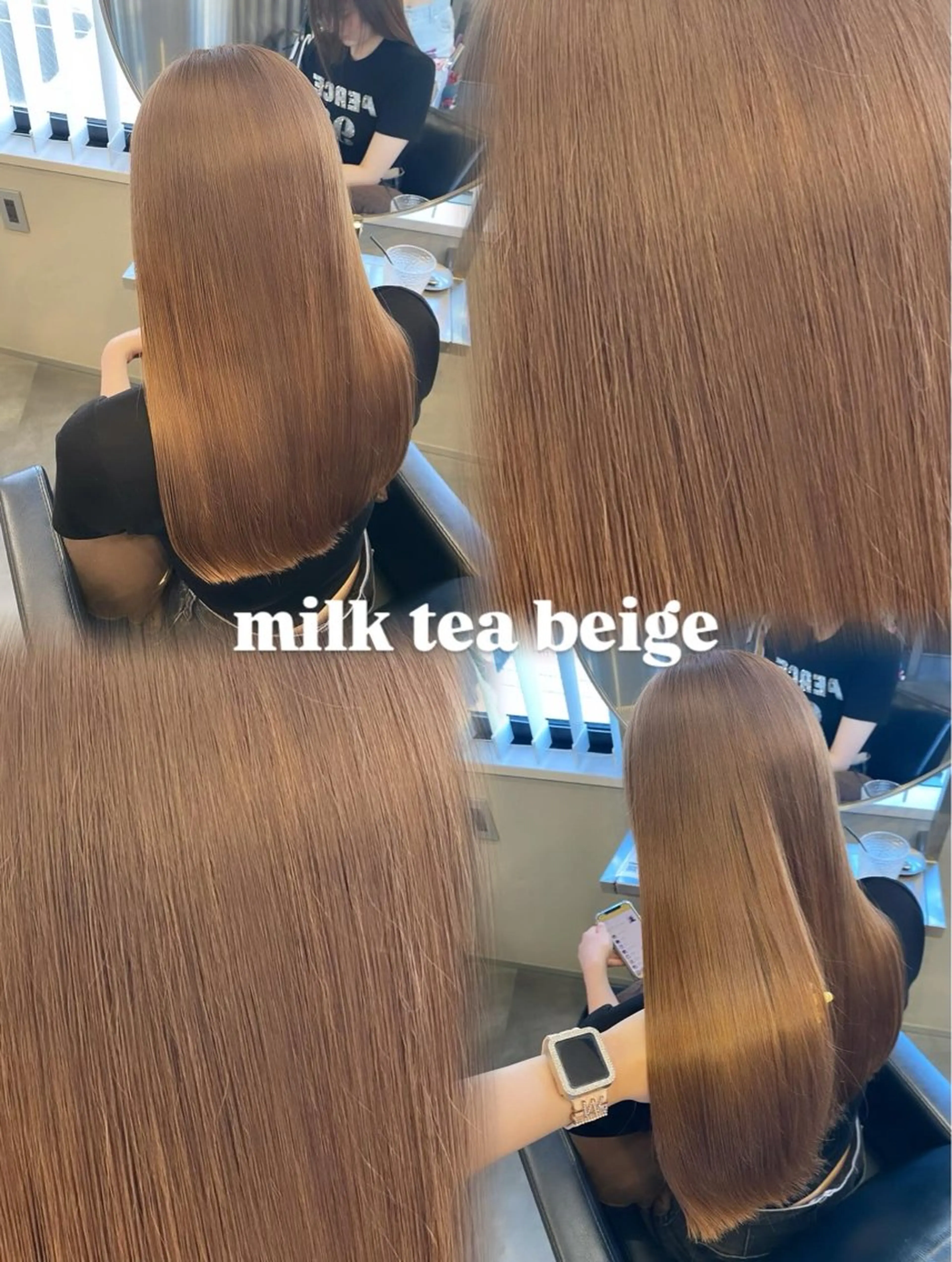 ロング ななみ/博多/ ブリーチ/髪質改善のヘアスタイル