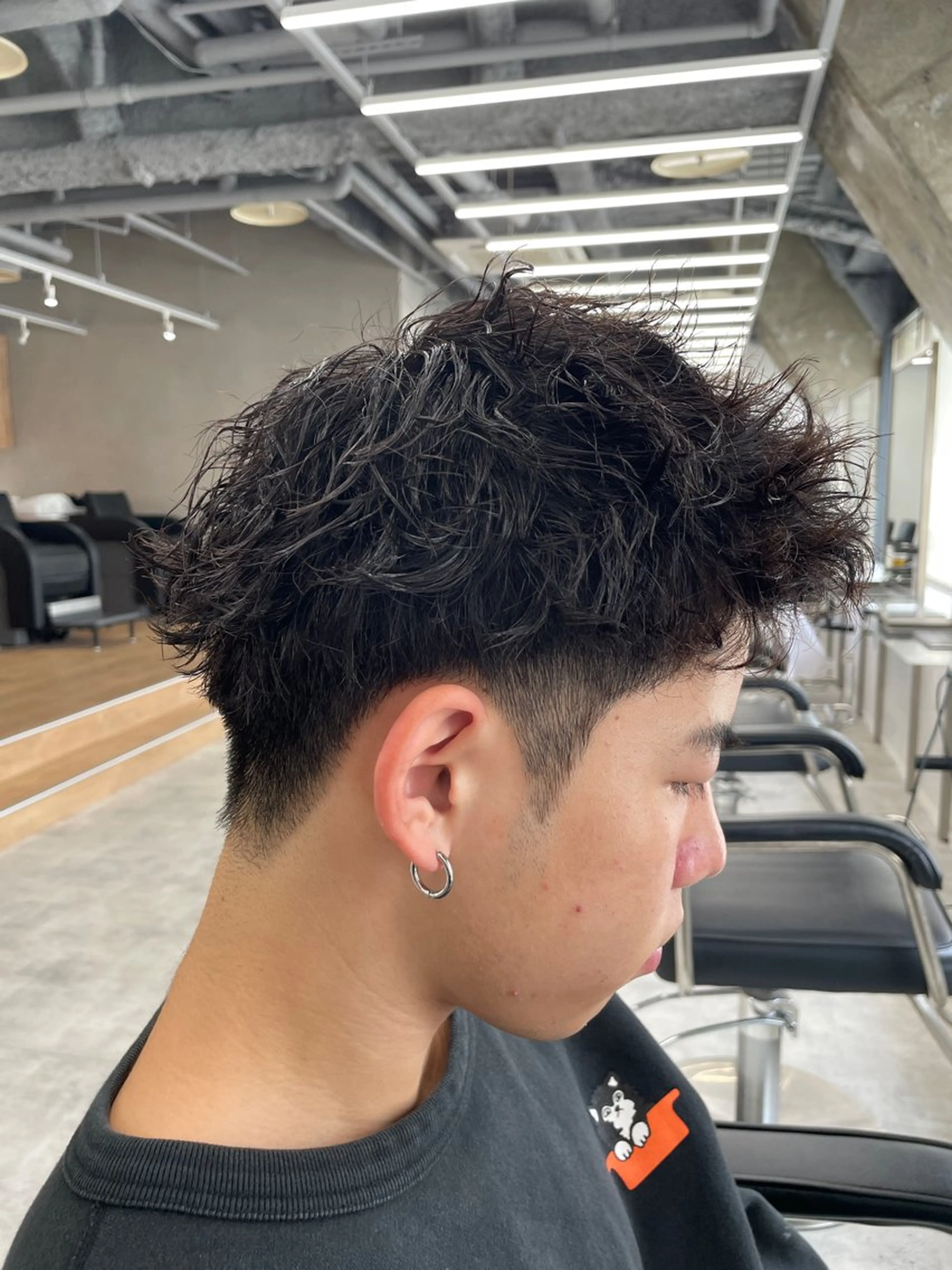 ショート パーマ カット パーマ メンズパーマ/新潟/ 万代／田崎亮🌟のヘアスタイル