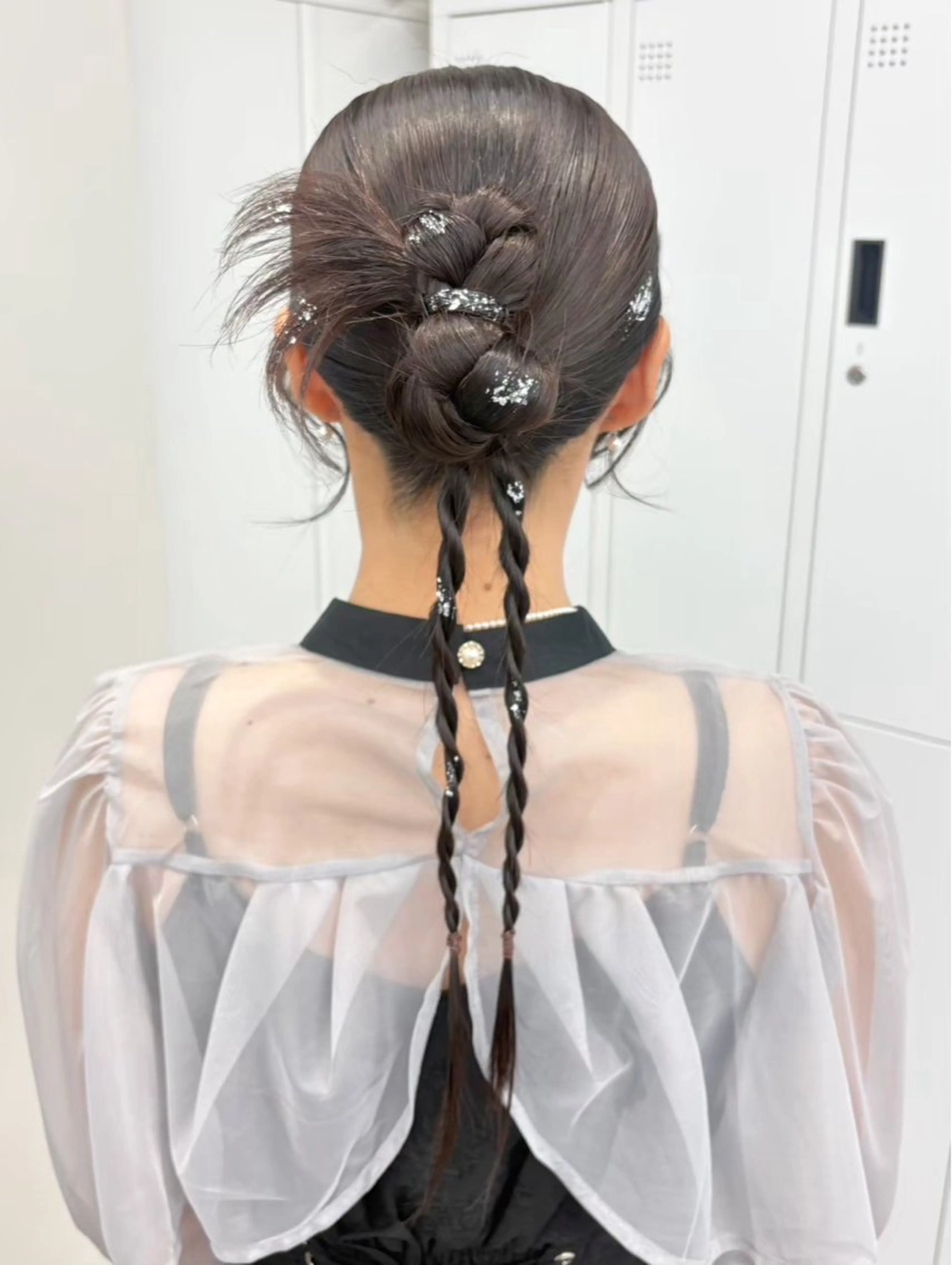 ロング ヘアアレンジ ヘアセット エクステ🫧アレンジ ￤横浜  ももはのヘアスタイル