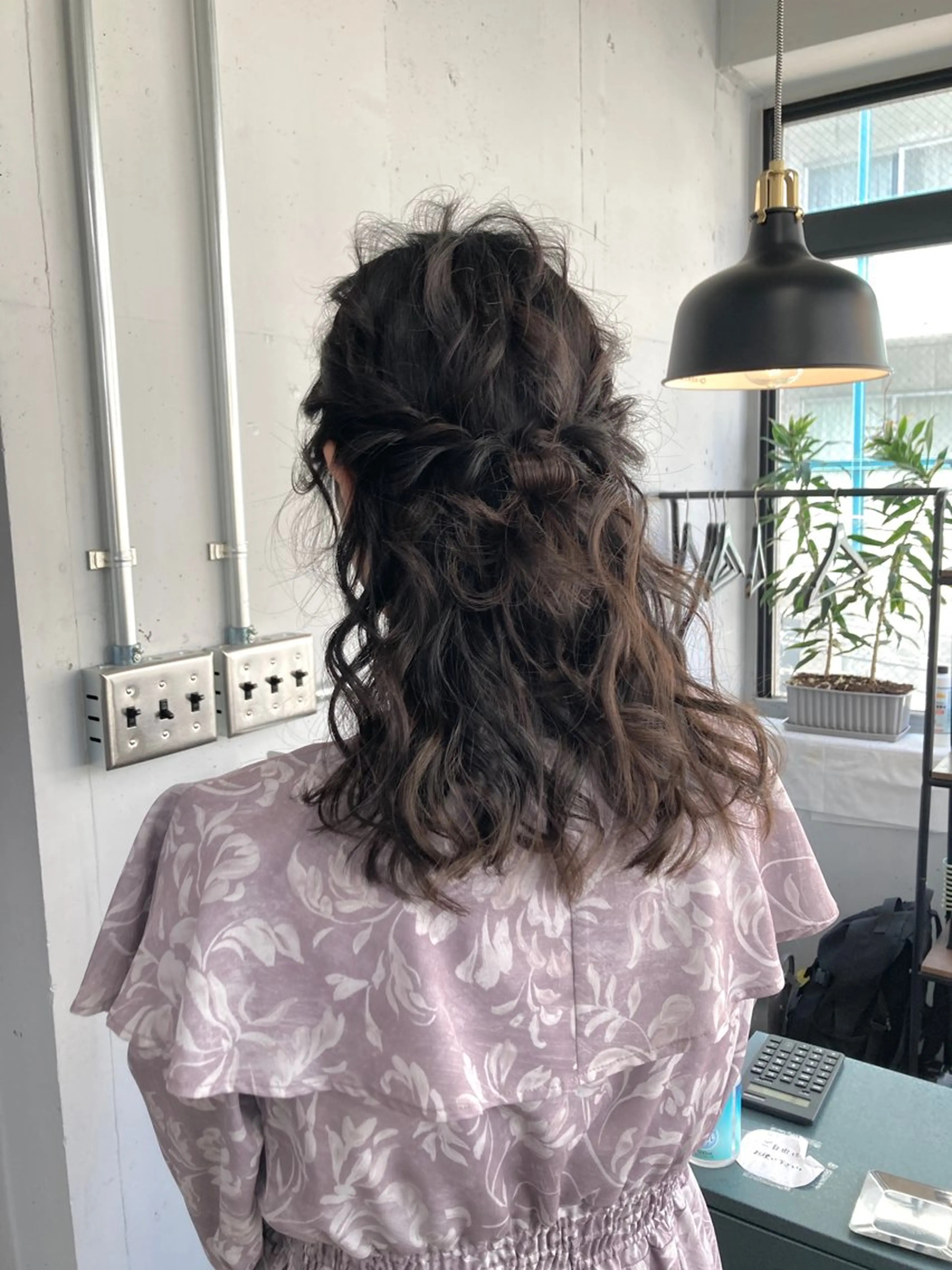 ミディアム ヘアセット 新井 広樹のヘアスタイル