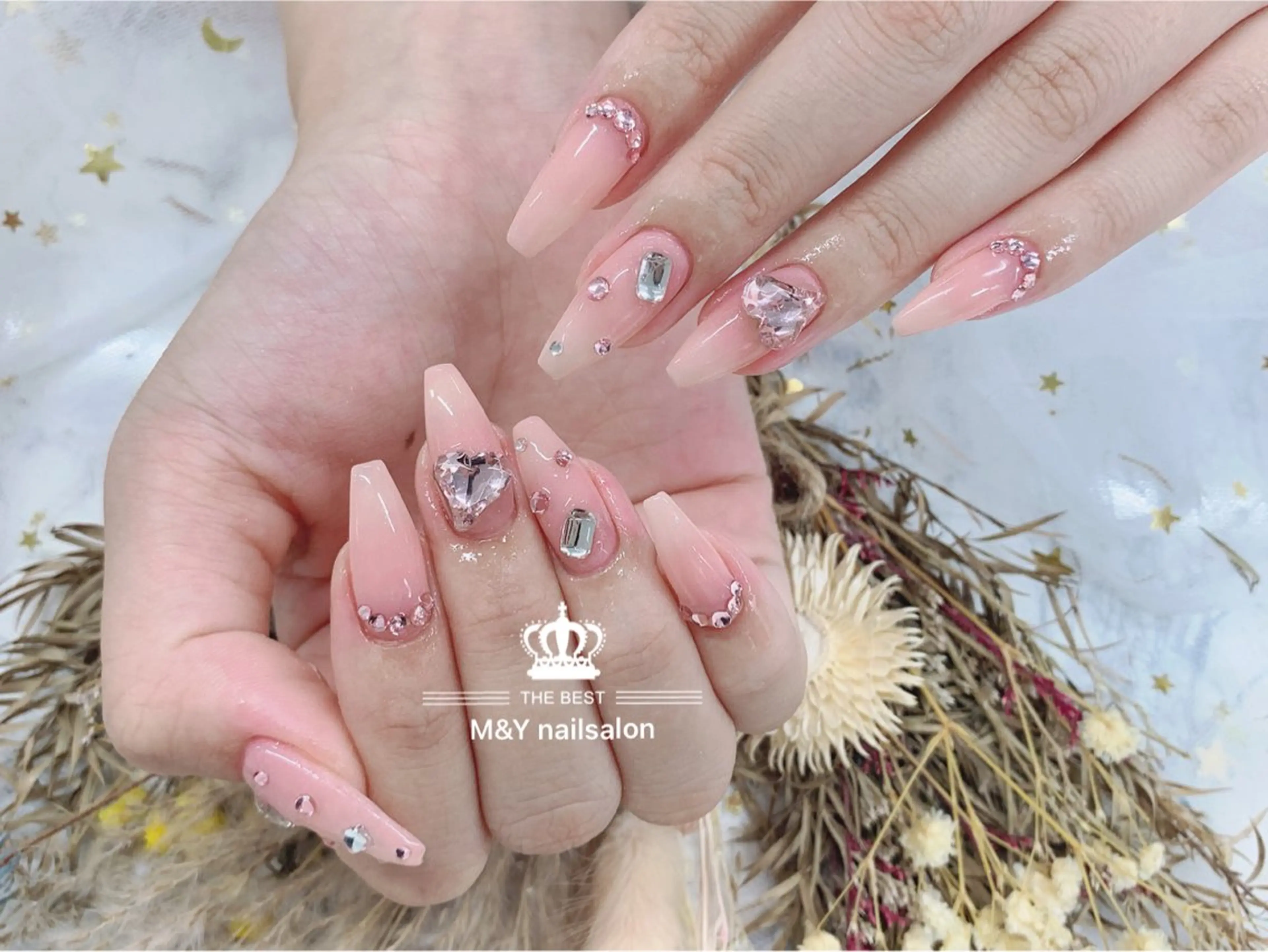 ネイル ハート ハンドネイル ハンドケア Lumiere Beauty池袋のネイルデザイン