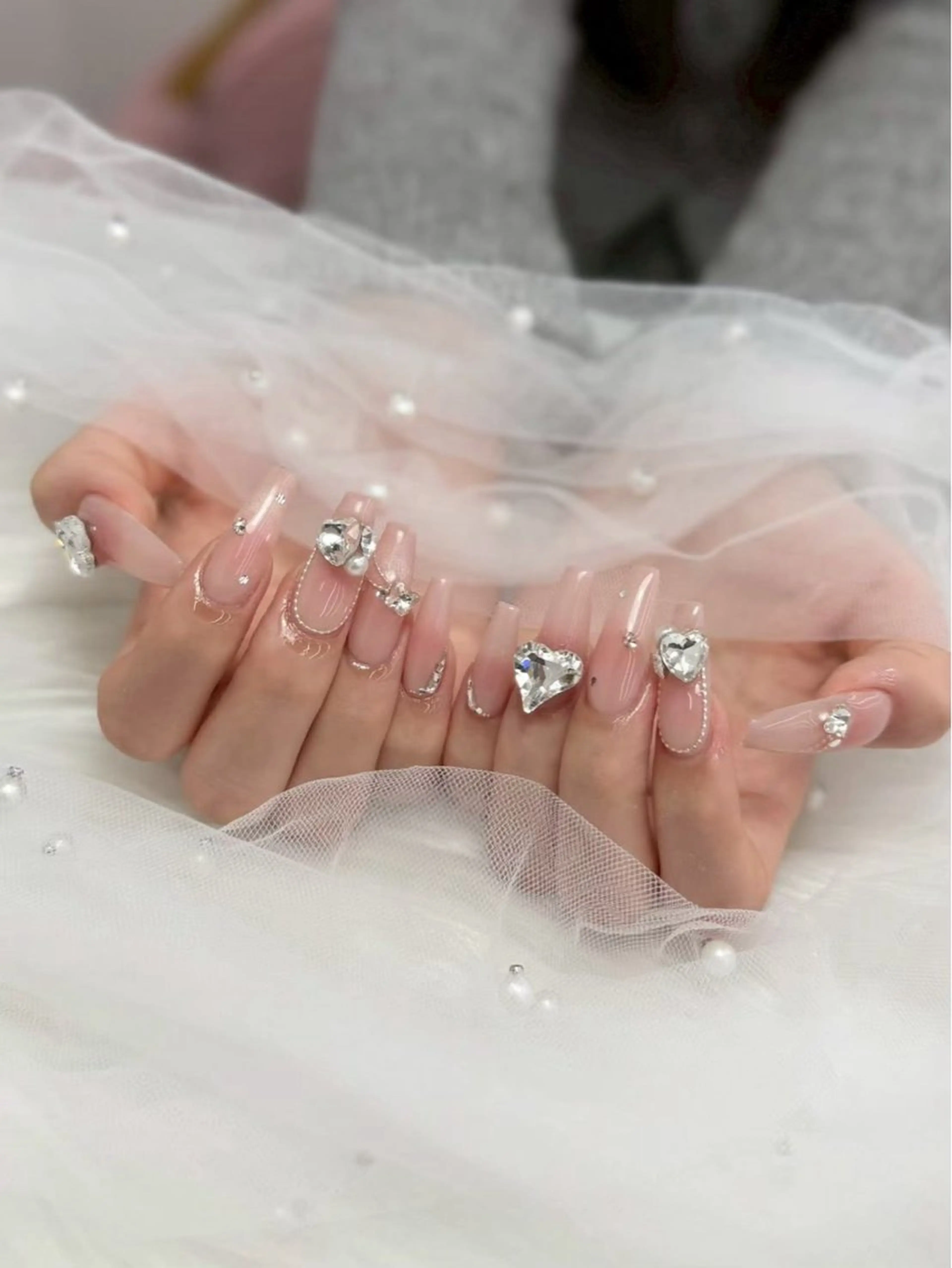 ネイル チークネイル ドット フレンチネイル グラデーション ハート ハンドネイル ハンドケア Nihonthy Nail 新宿所属・Nihonthy Nail 新宿のネイルデザイン
