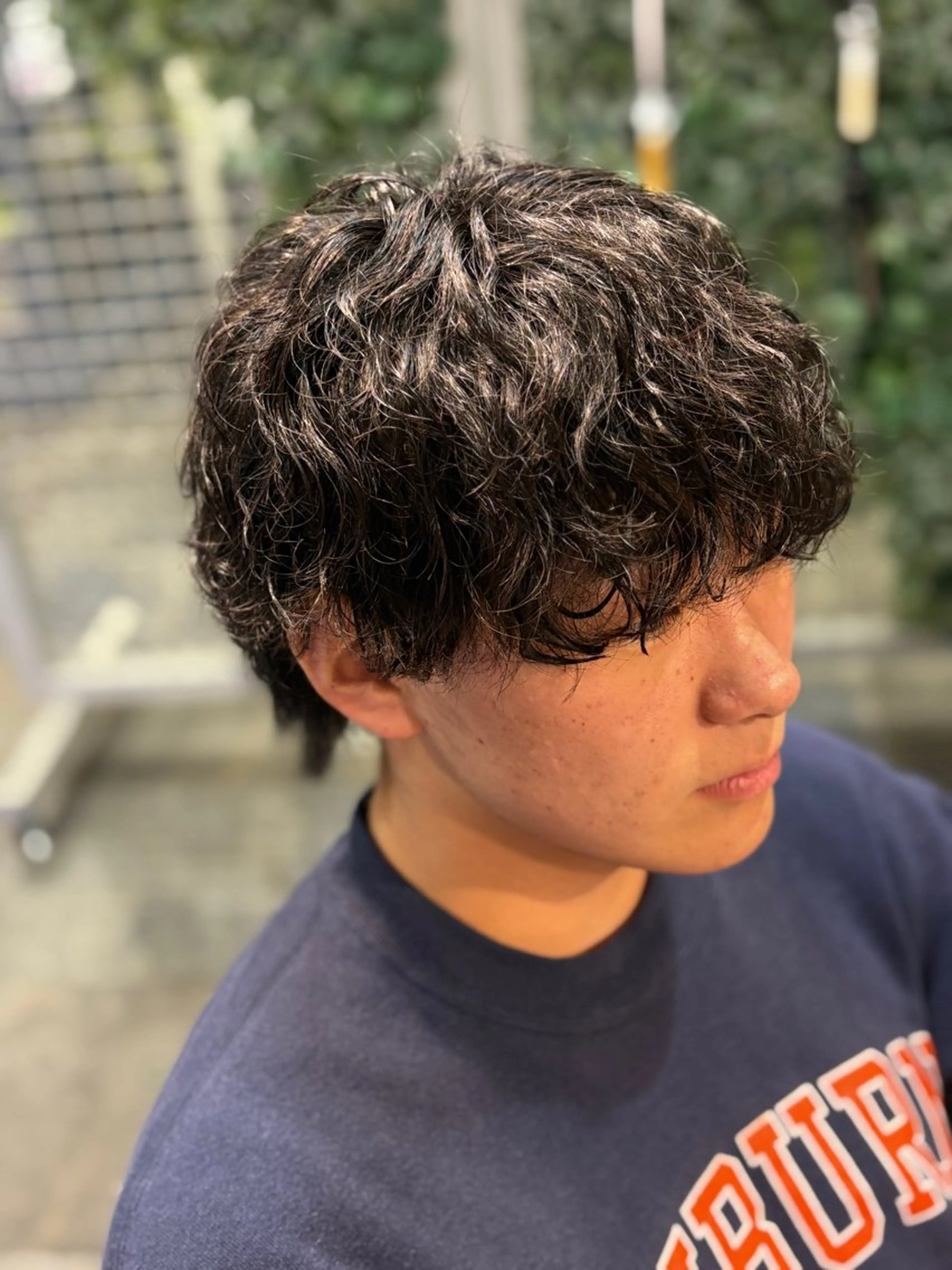 ショート パーマ 松澤 勇輝のヘアスタイル