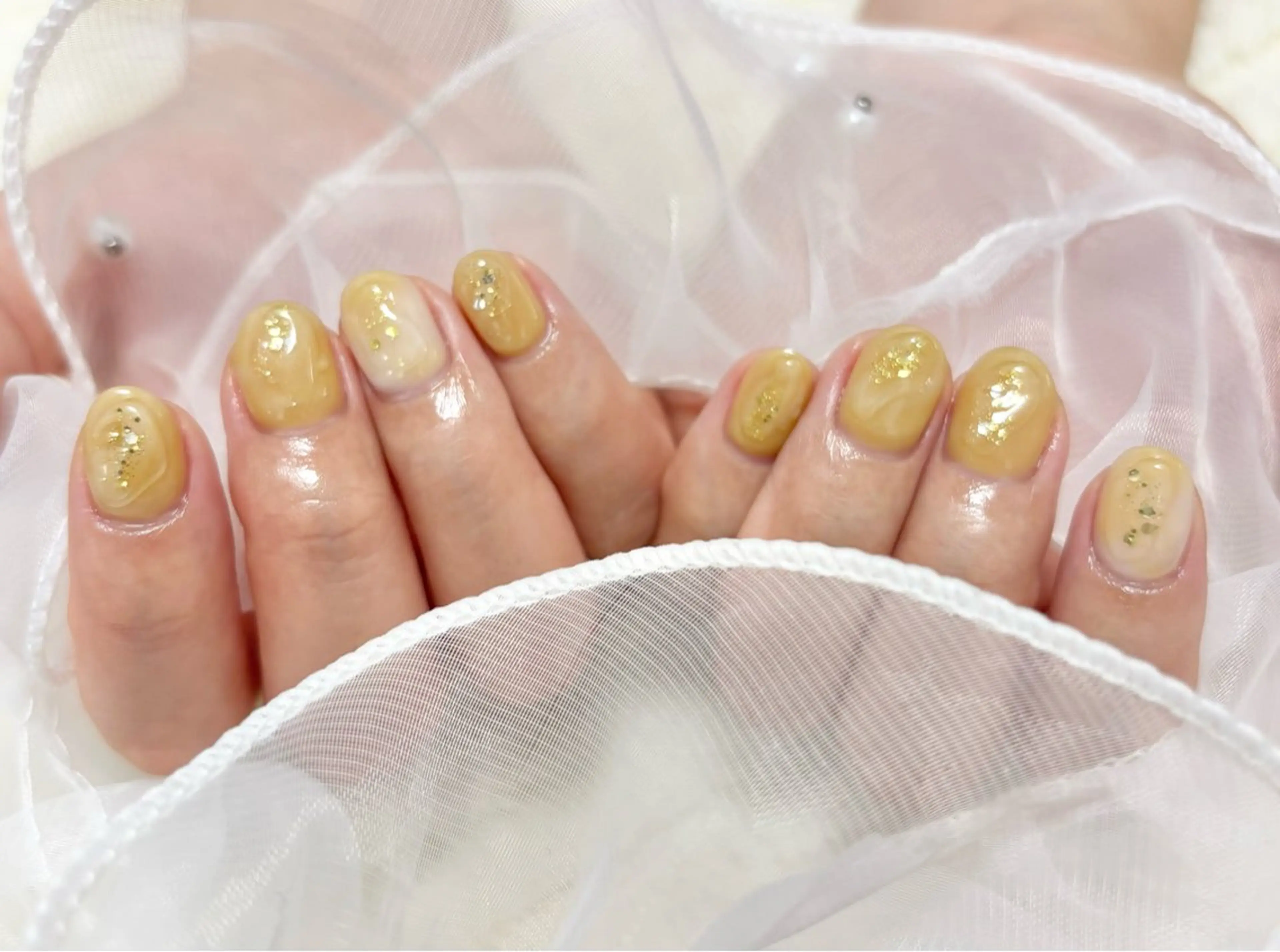 ネイル ニュアンスネイル シンプルネイル ハンドネイル わたなべ さやかのネイルデザイン