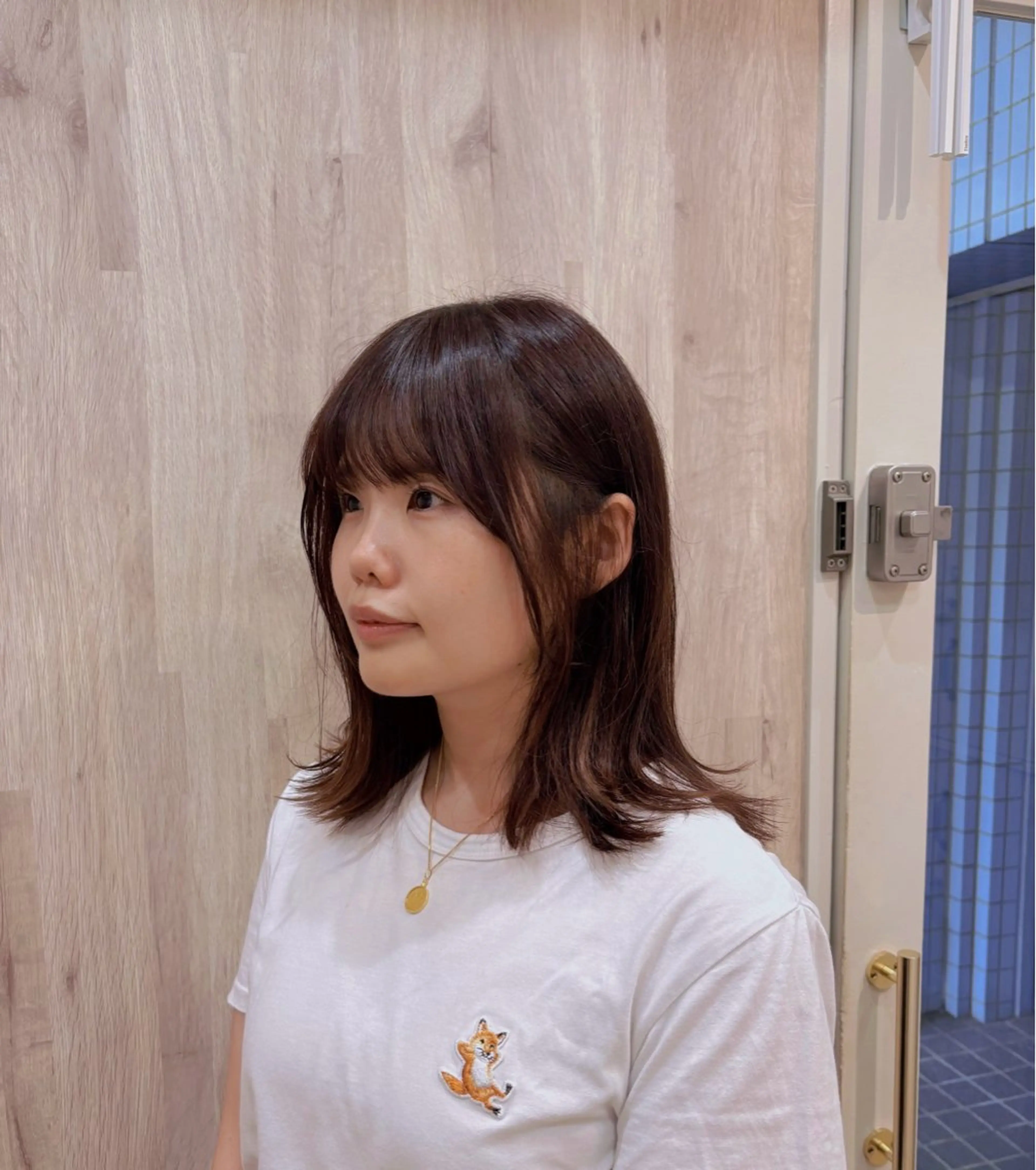セミロング 竹村 恵功代のヘアスタイル
