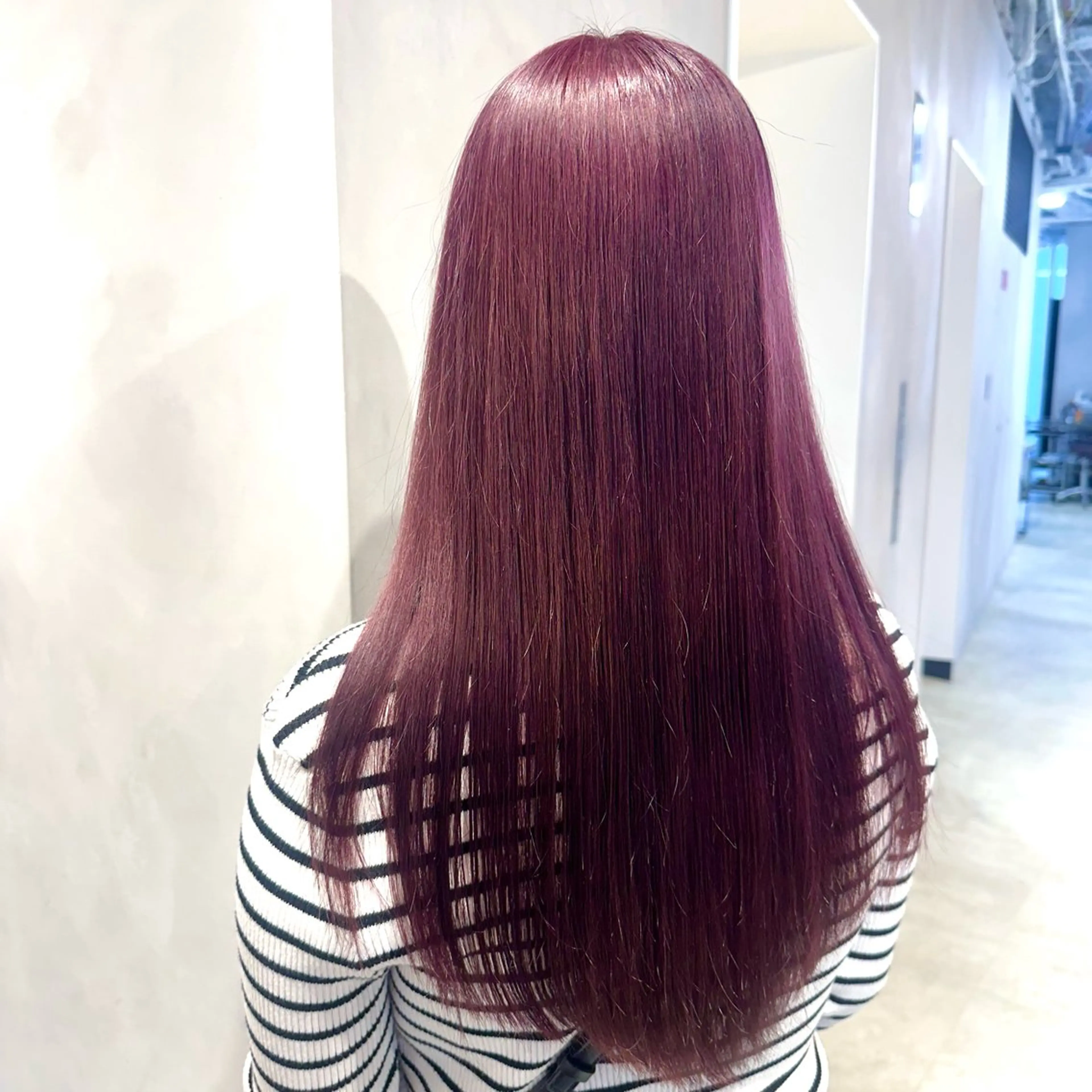 ロング カット ヘアカラー トリートメント デザインカラー/パー マ🦖外岡咲希🦖のヘアスタイル