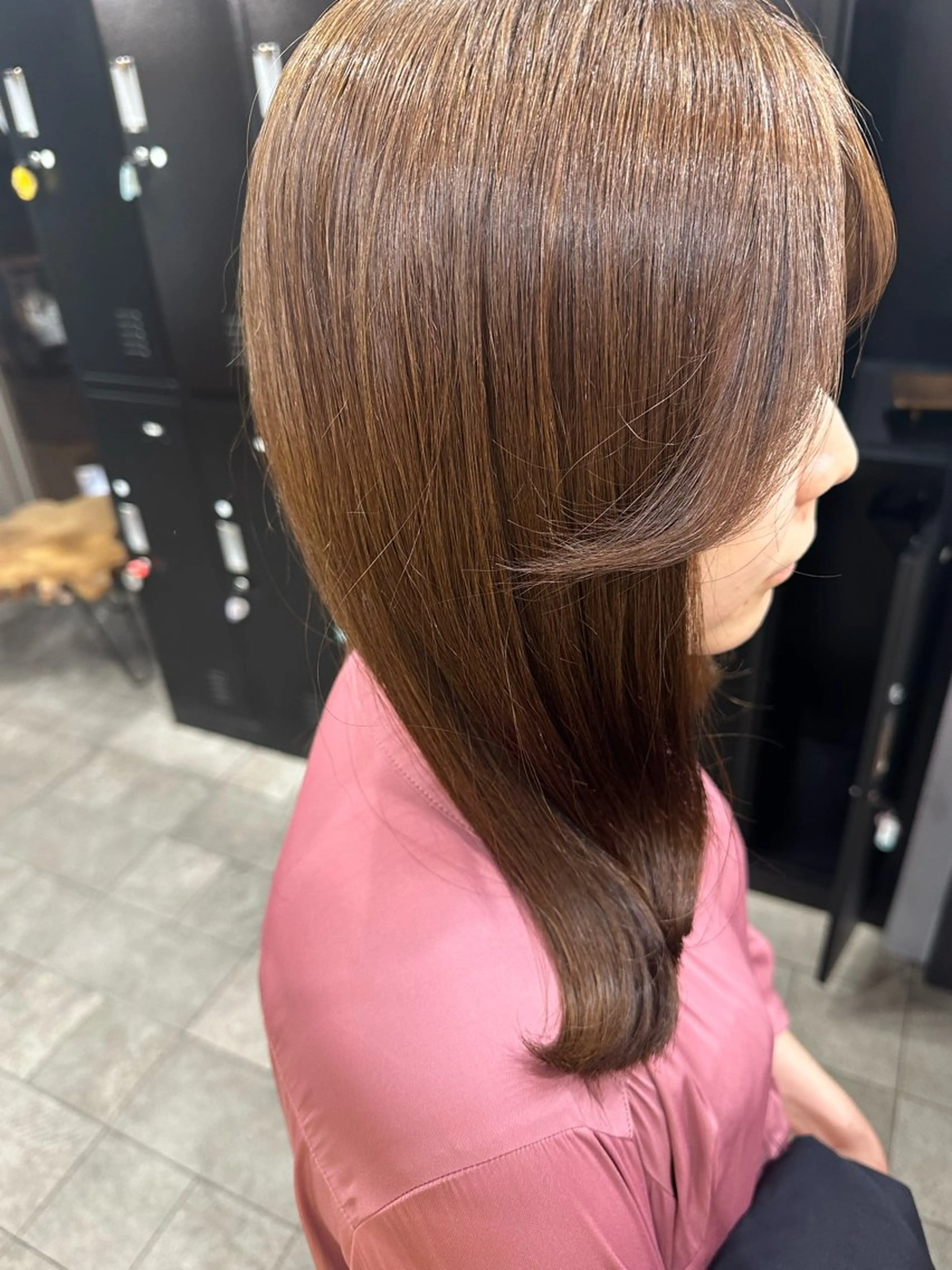 ミディアム ヘアカラー 横浜lapis amaneのヘアスタイル