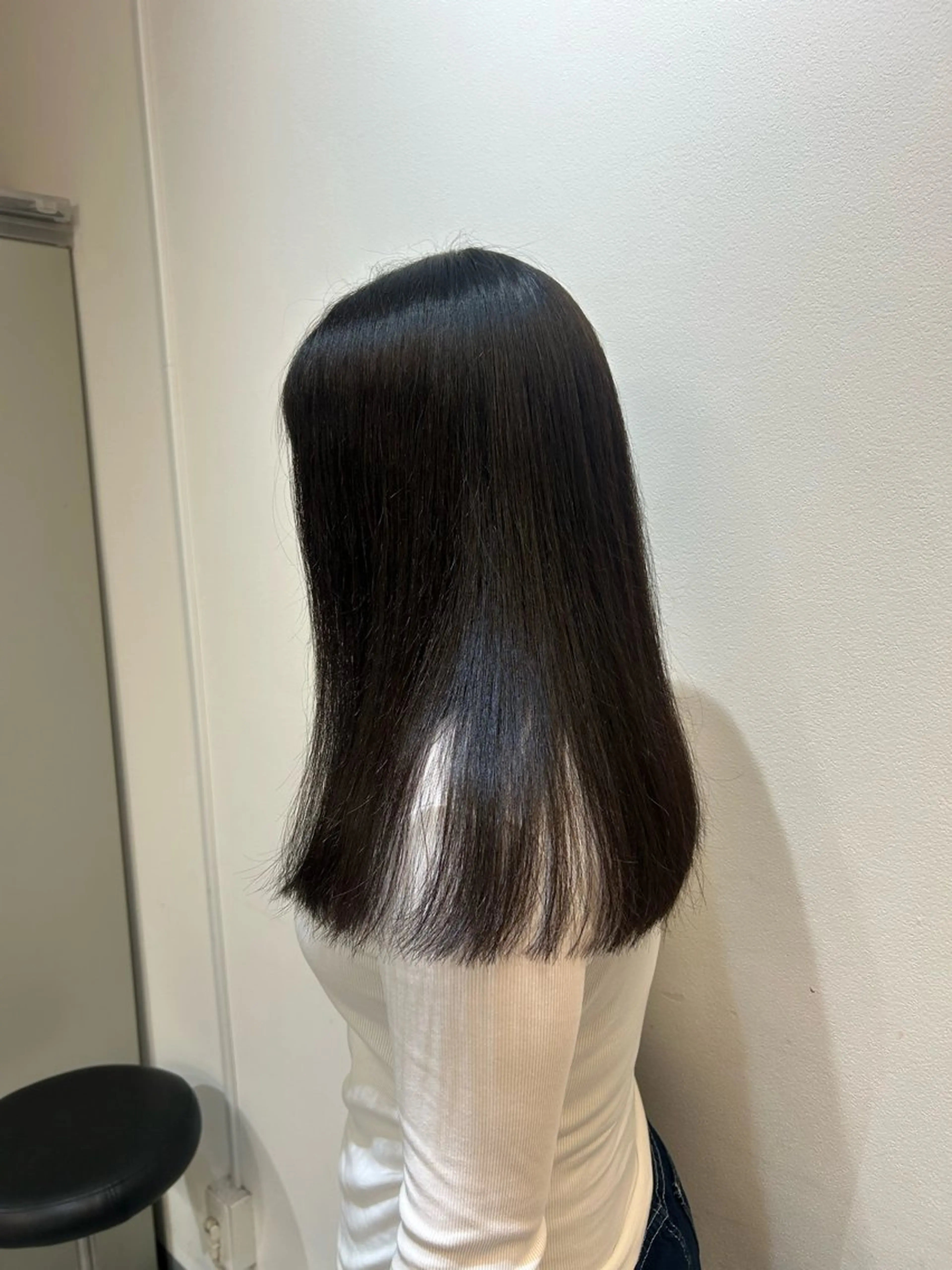 ミディアム ボブ 髪質改善 似合わせカット 縮毛矯正 トリートメント カット トリートメント 🩷レイヤーカット 🩷切りっぱなしボブのヘアスタイル