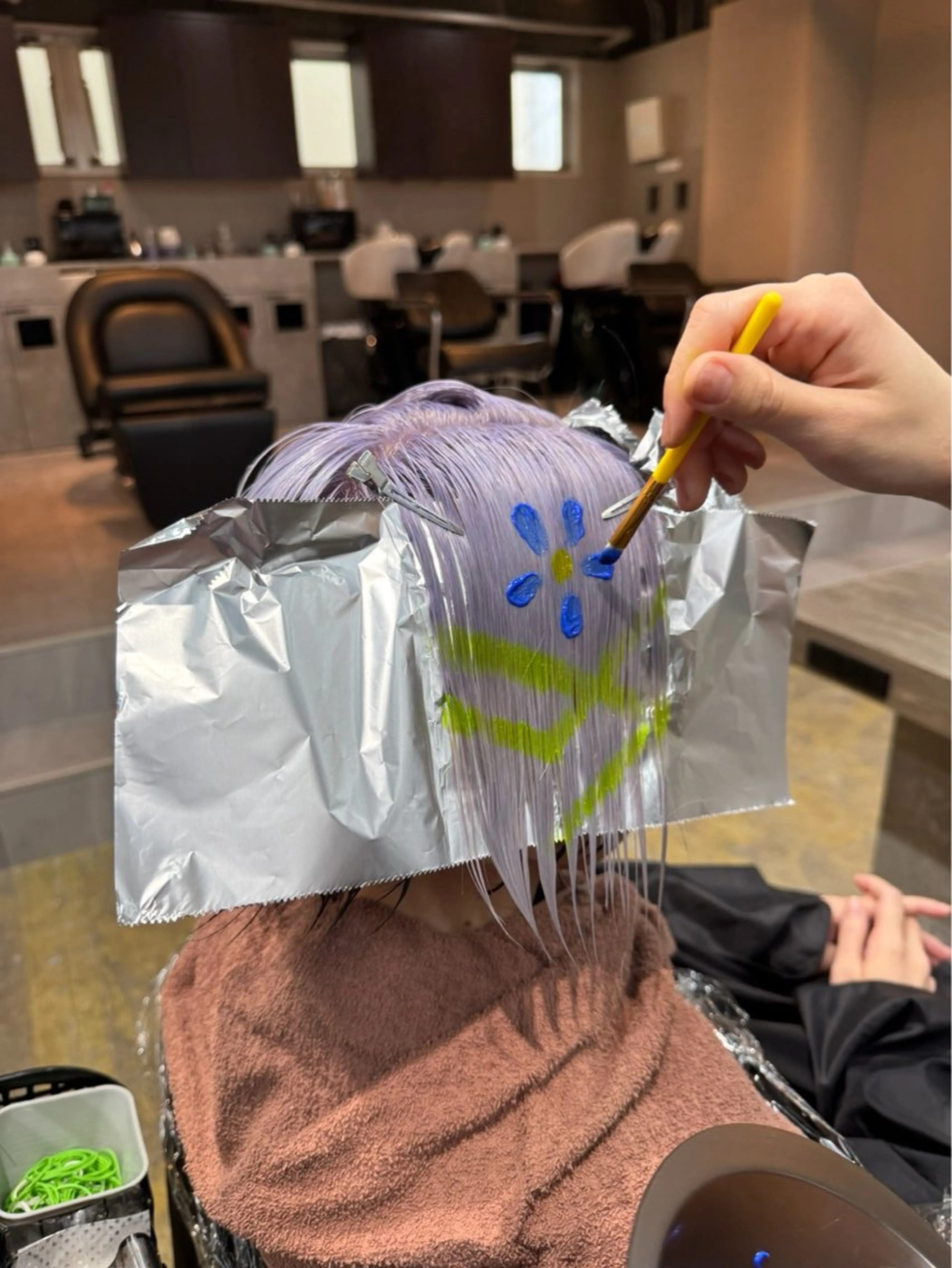 カラー ルシ🎨/ハイトーン デザイン/髪質改善のヘアスタイル