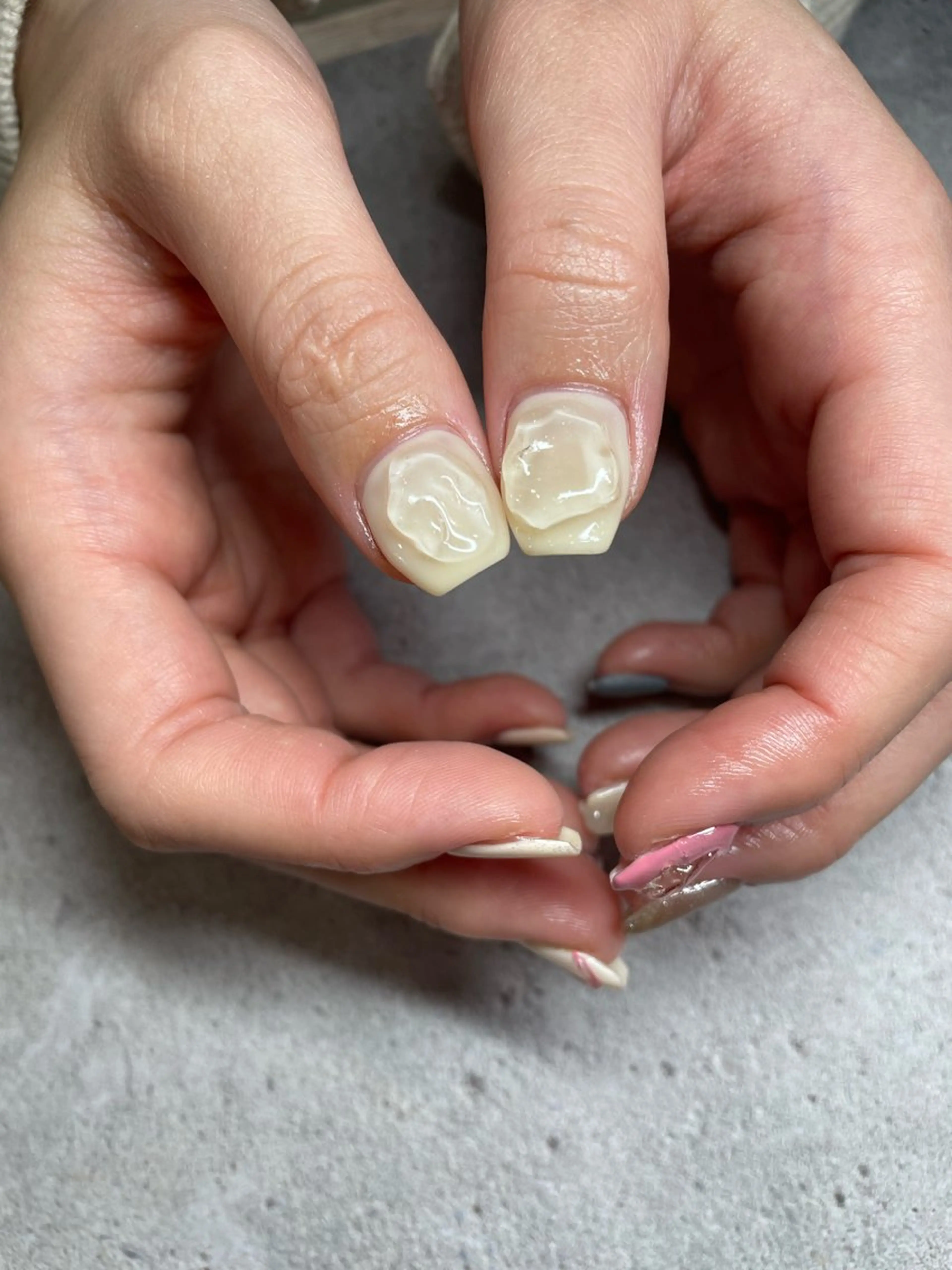 ネイル ニュアンスネイル ハンドネイル フットネイル 🌕akuri🌖 渋谷/nuanceのネイルデザイン