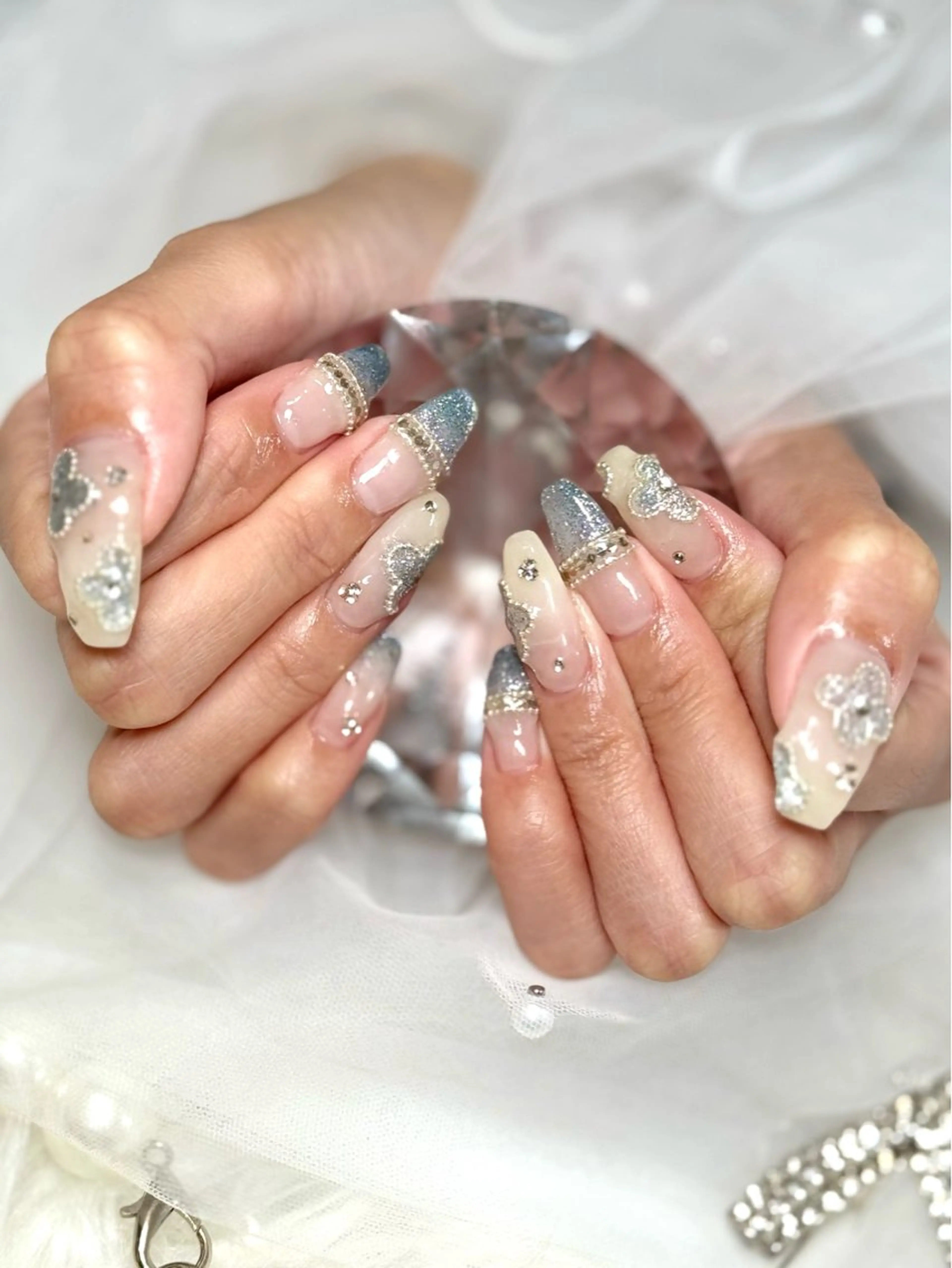ネイル マグネットネイル ハンドネイル salon luge あめ🍬のネイルデザイン