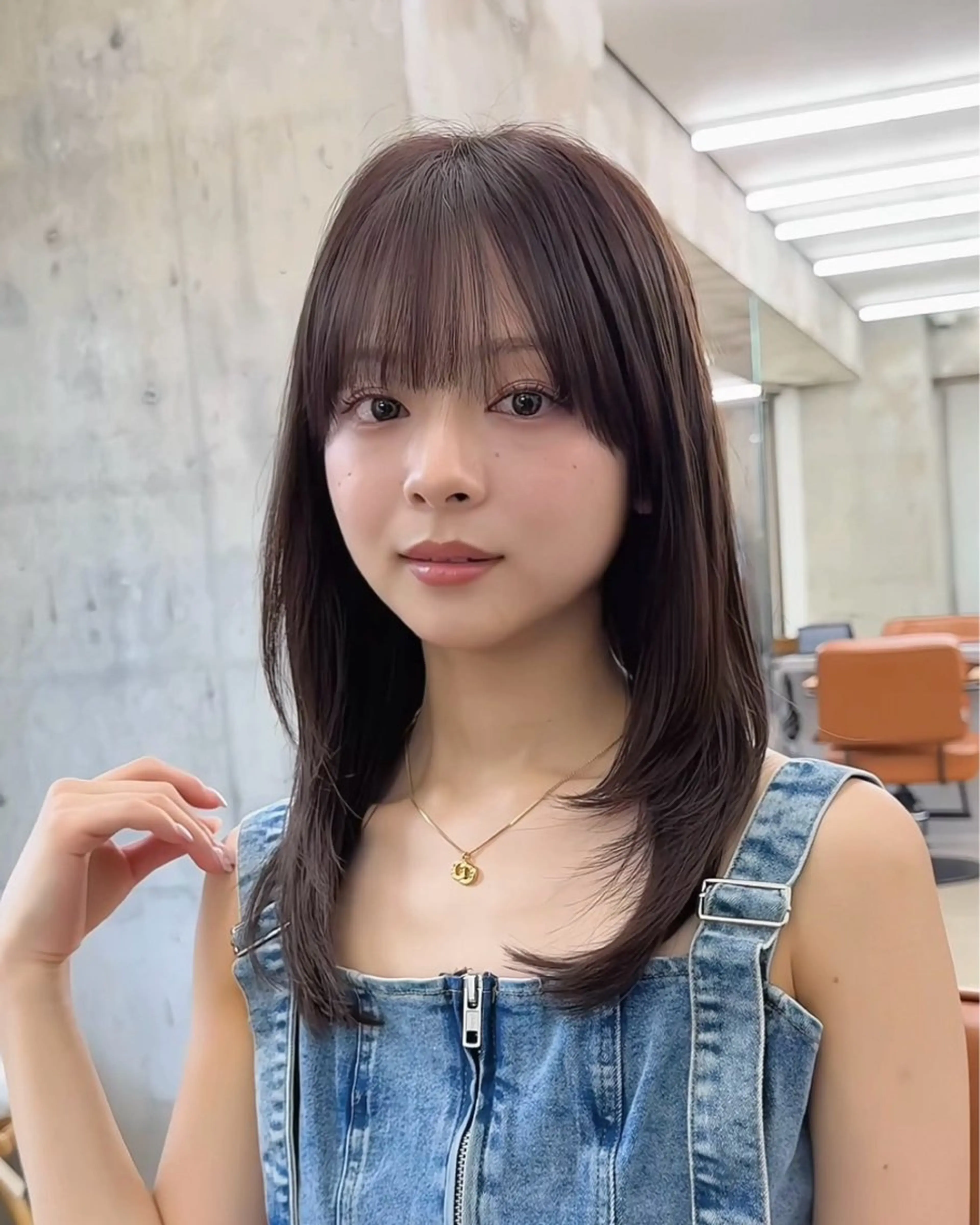 ロング カラー レイヤーカット 柔らかいレイヤー🌿 大人ヘア/みっきーのヘアスタイル