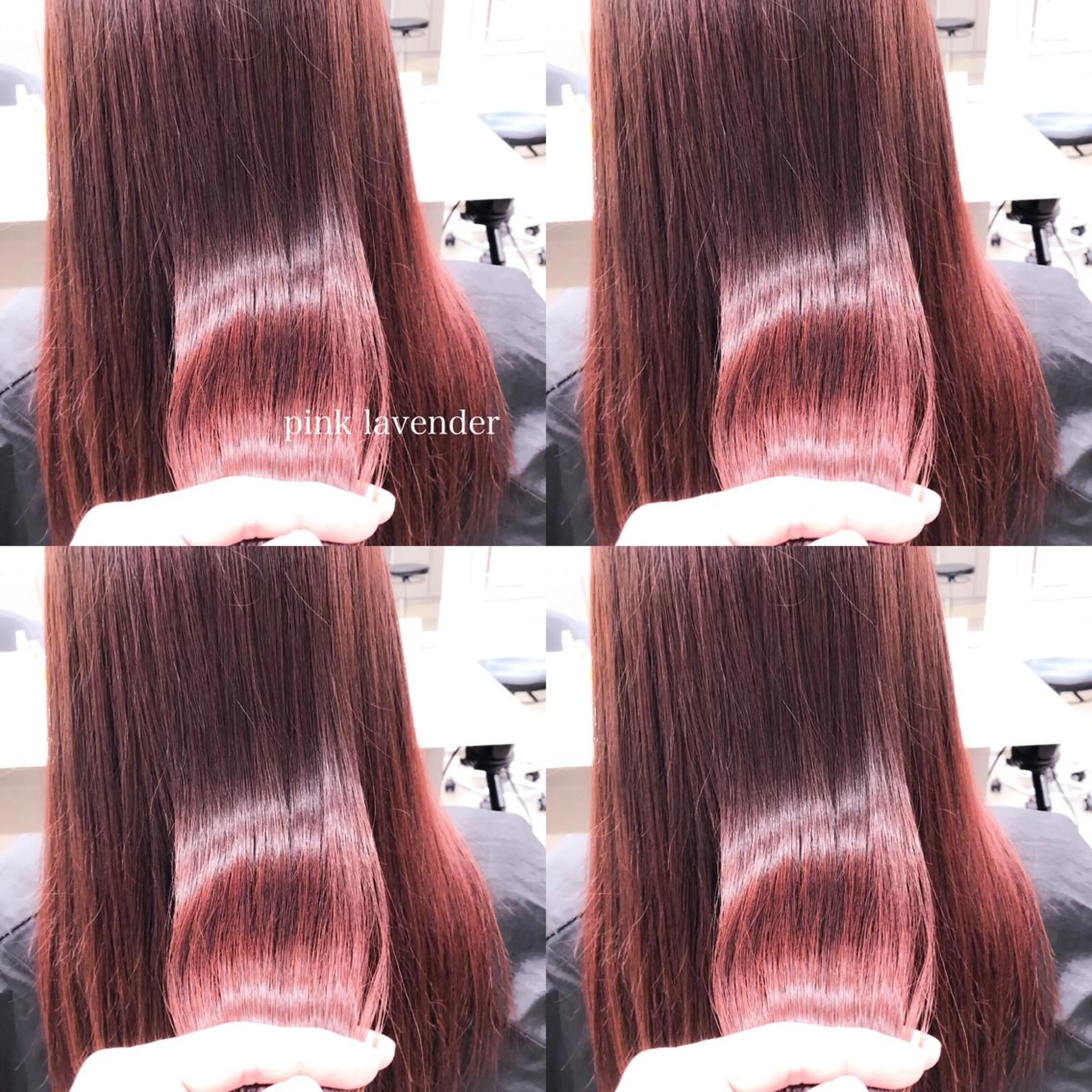 ロング カラー カット ヘアカラー ハイトーン×レイヤー カットTAKUMIのヘアスタイル