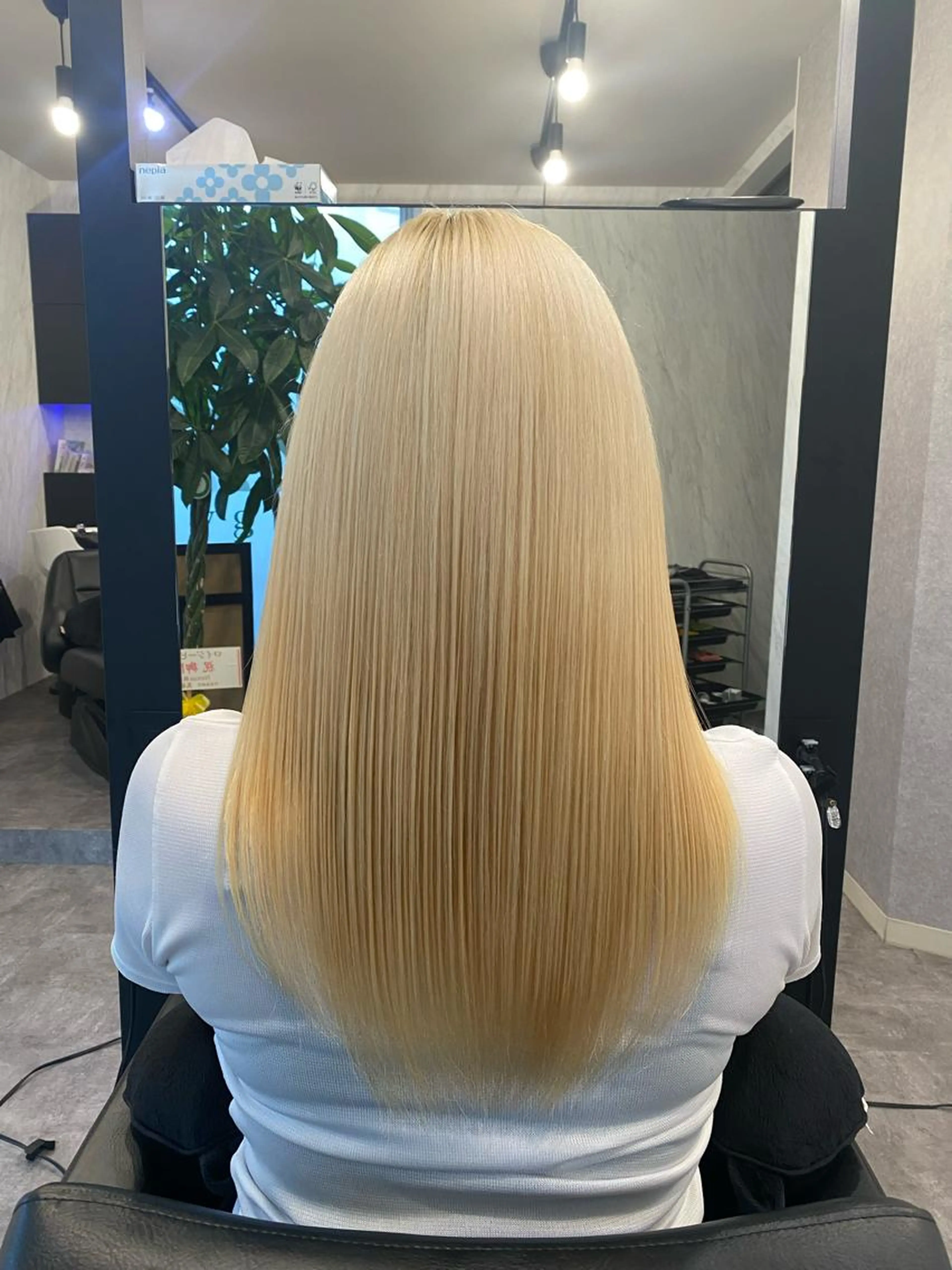 【ダブルカラー】ケアブリーチ+ケアカラー+髪質改善5stepミストトリートメント💎の写真