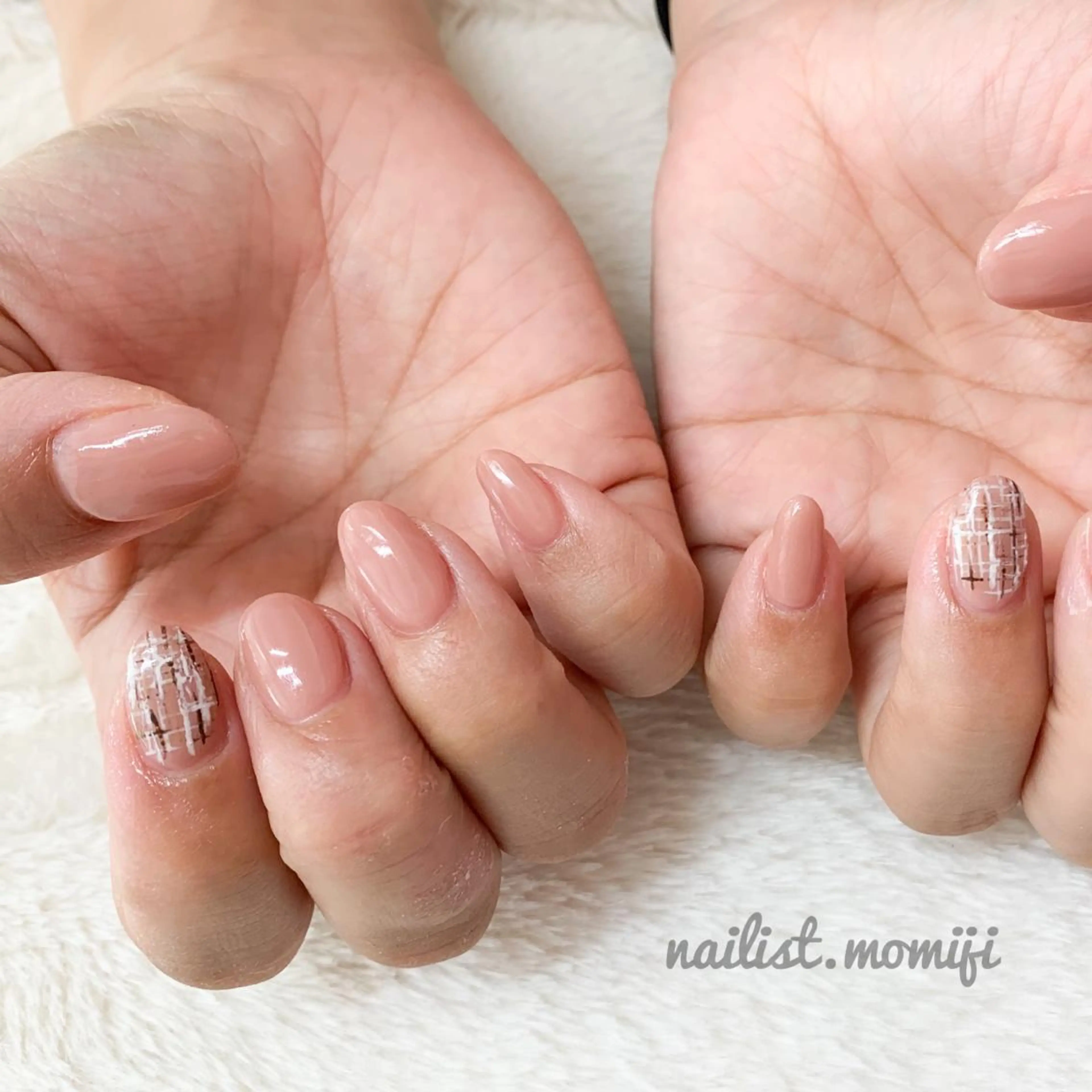 ネイル オフィスネイル ハンドネイル nailist_ momijiのネイルデザイン