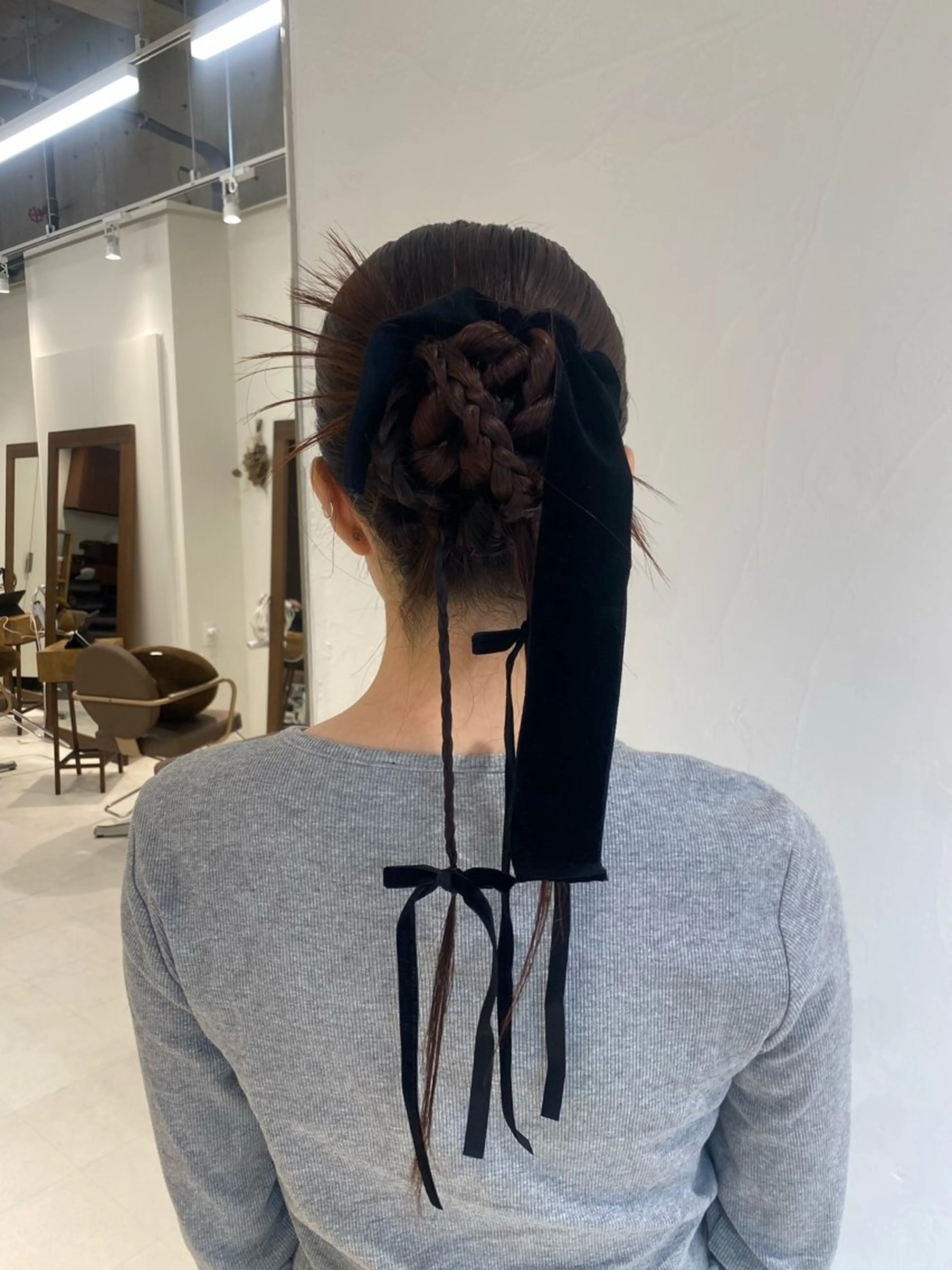 ロング ヘアアレンジ 暖色カラー /ヘアアレンジ/花鈴のヘアスタイル