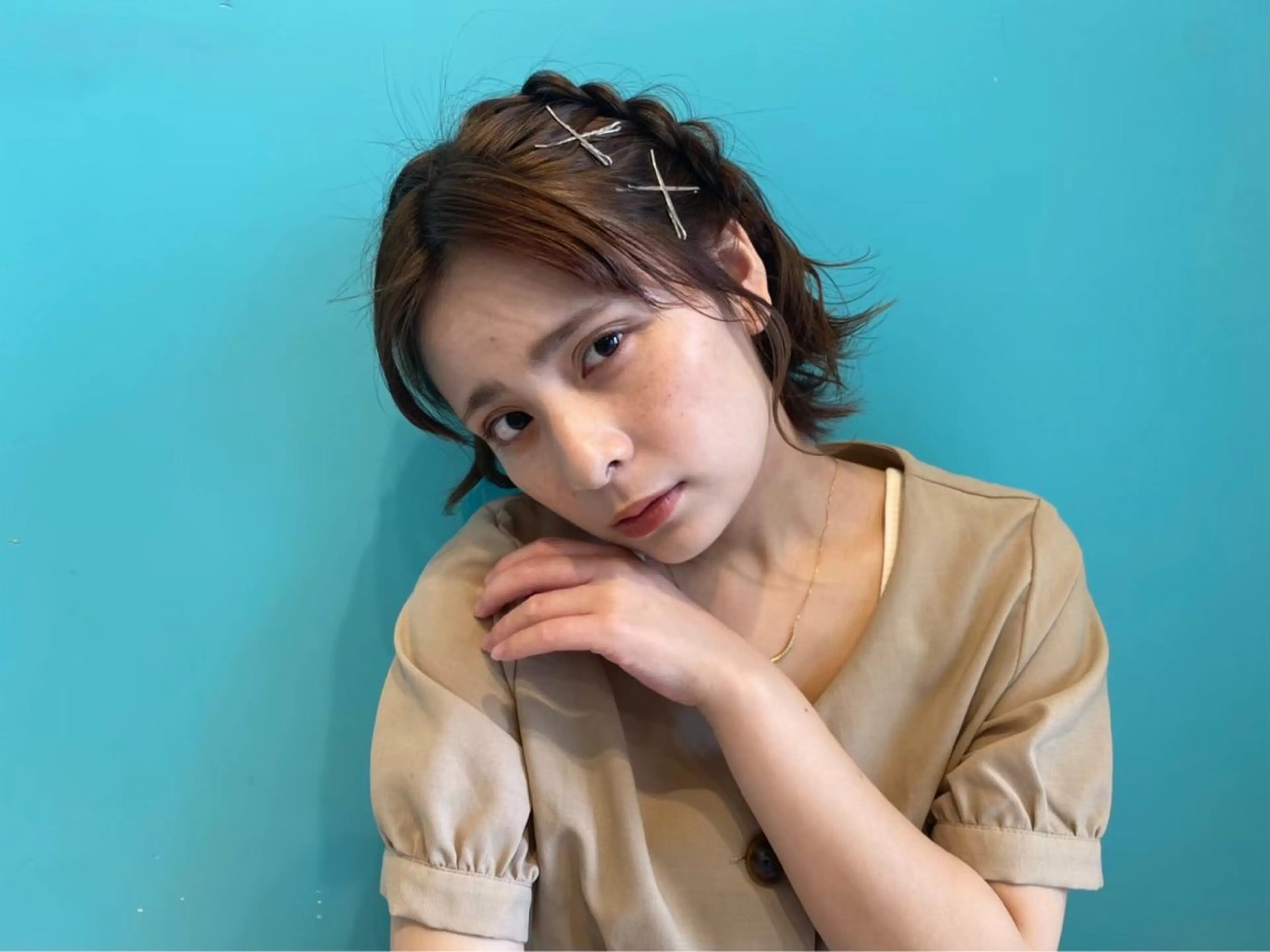 ショート ヘアアレンジ 青田 明日海のヘアスタイル