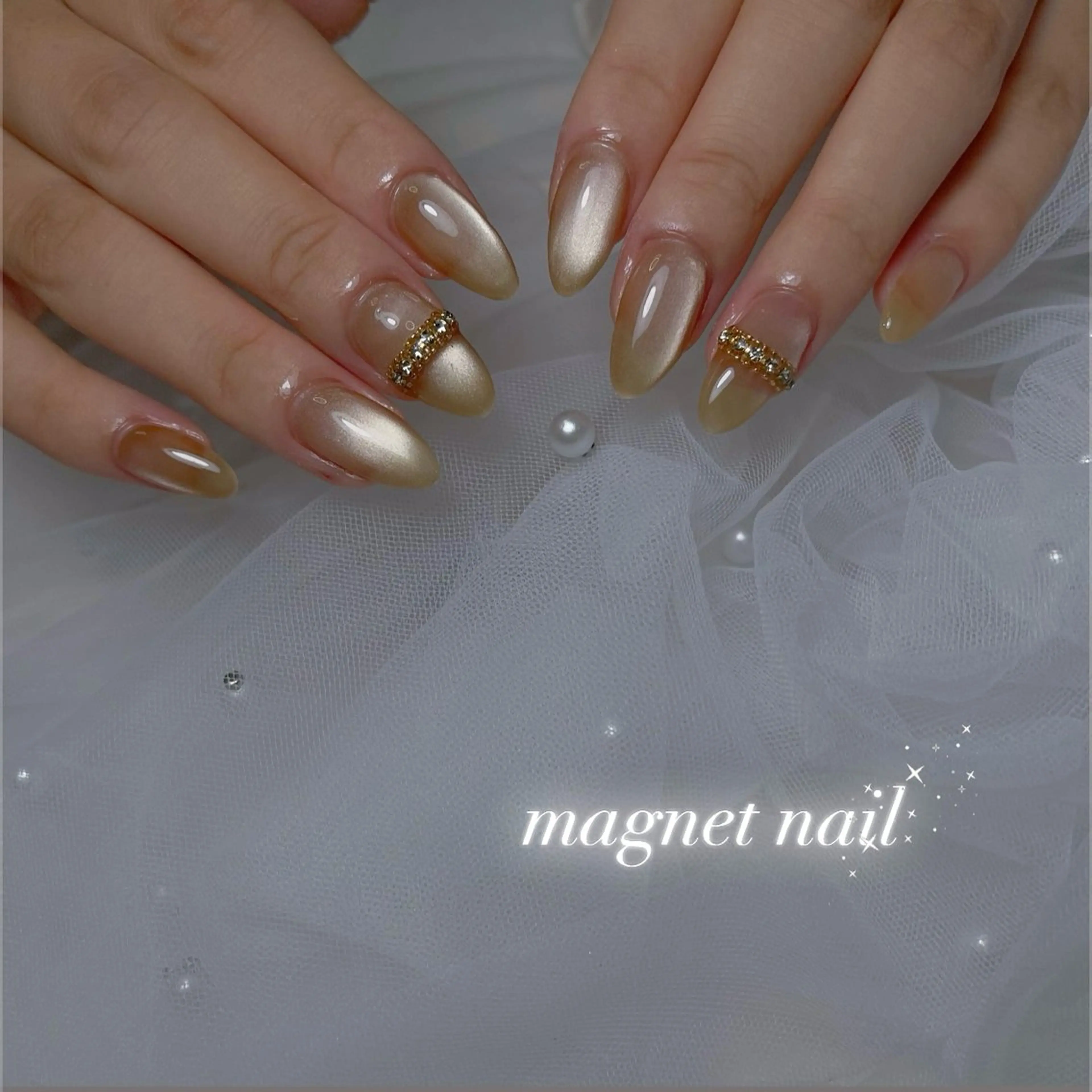 ネイル アートネイル 長さ出し フラッシュネイル ジェルネイル 韓国ネイル ハンドネイル RE SALONのネイルデザイン