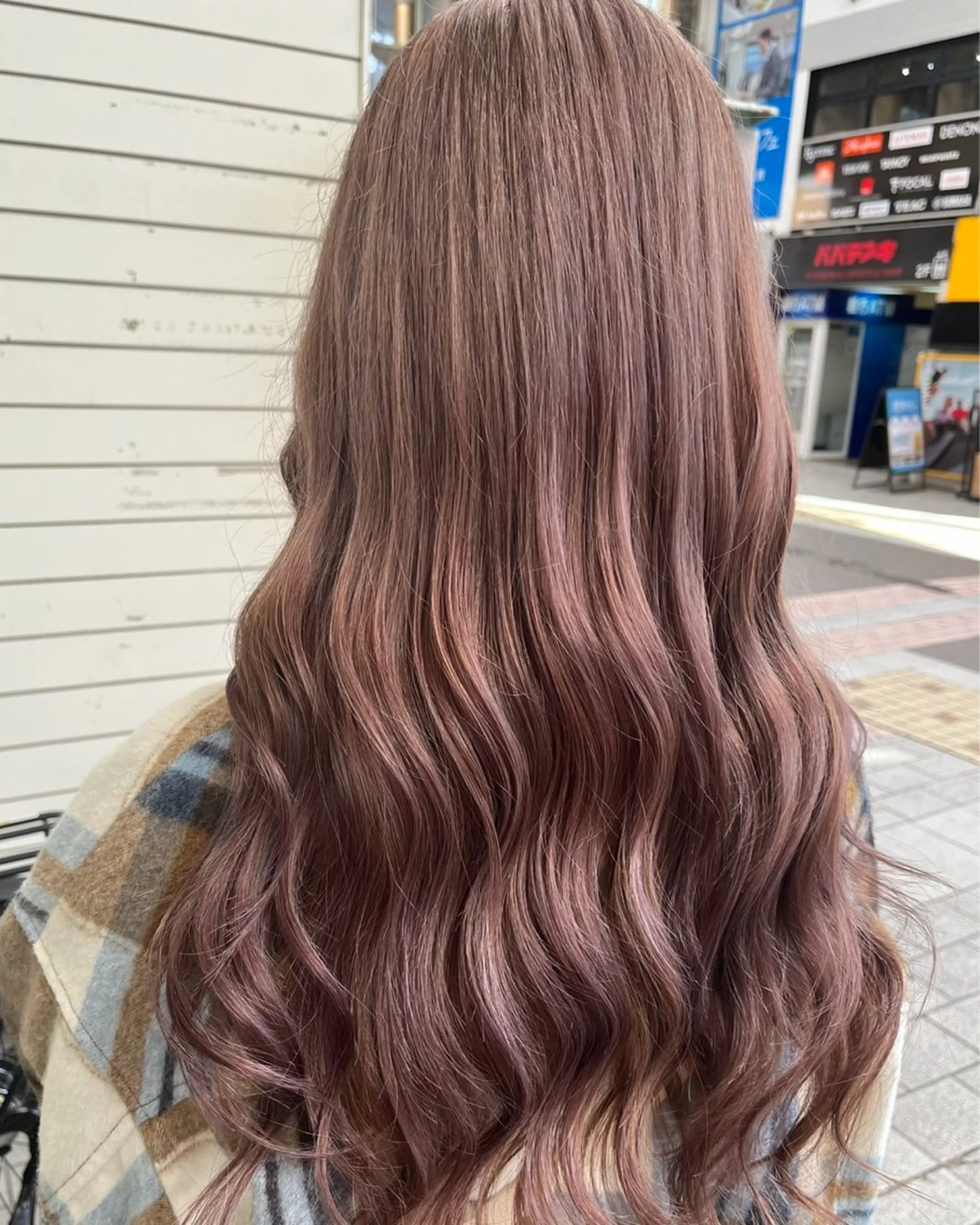 ロング カラー メンズ ベージュカラー ピンクカラー ピンクベージュ 東迫 永遠のヘアスタイル