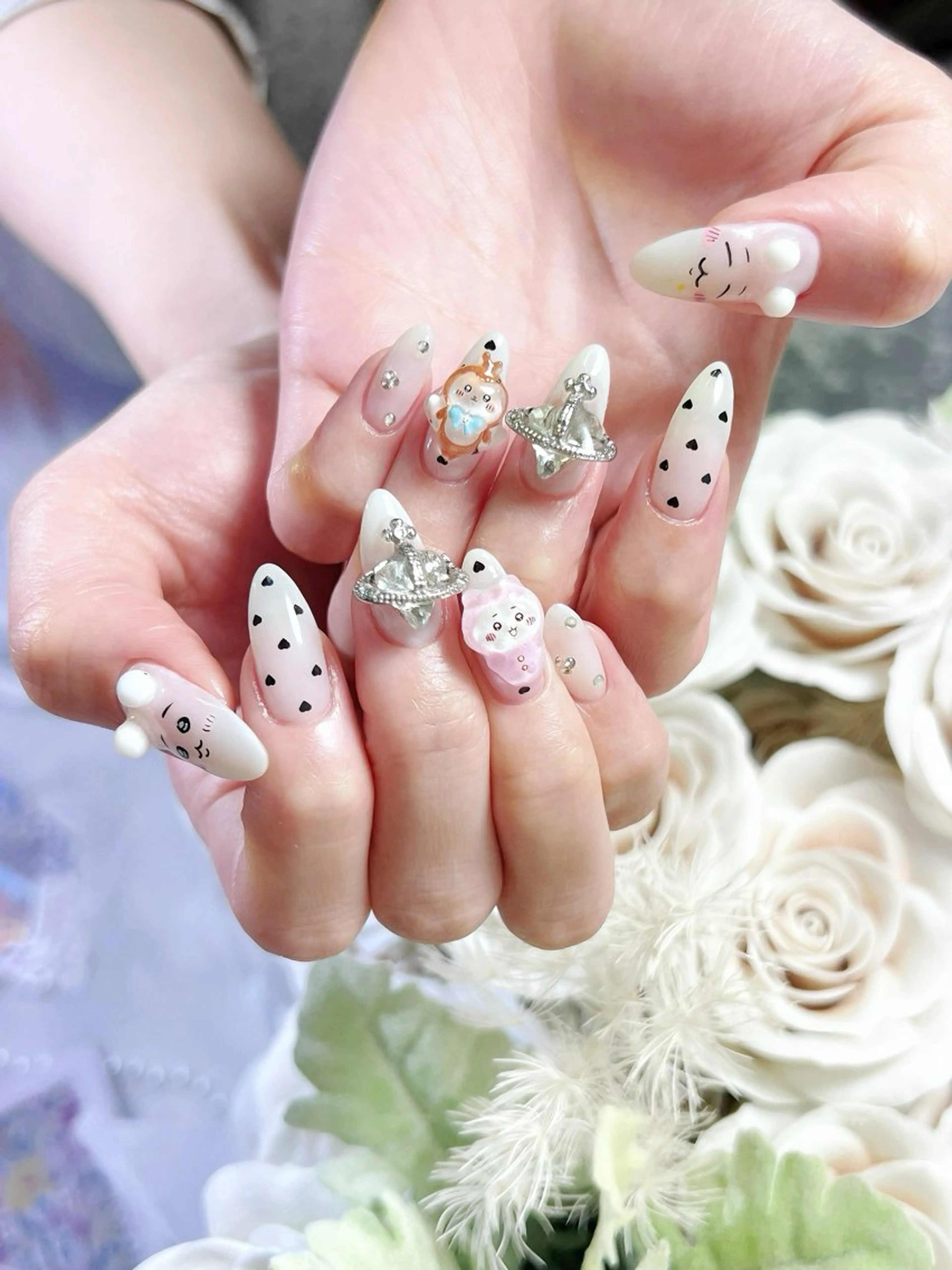 ネイル 持ち込み スカルプネイル ワンホンネイル ハンドネイル Painty nailのネイルデザイン