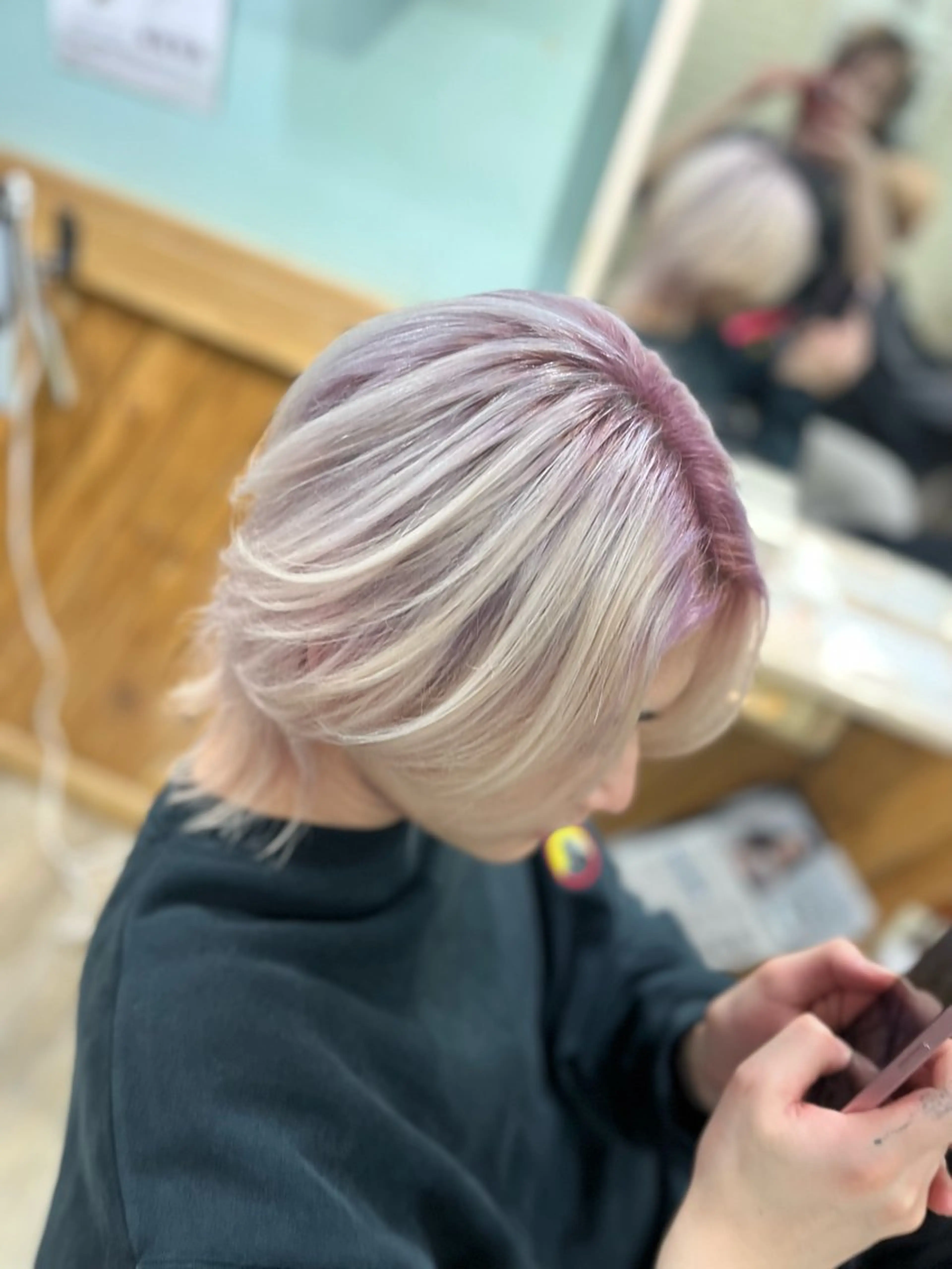 ミディアム カラー CORE よしえのヘアスタイル