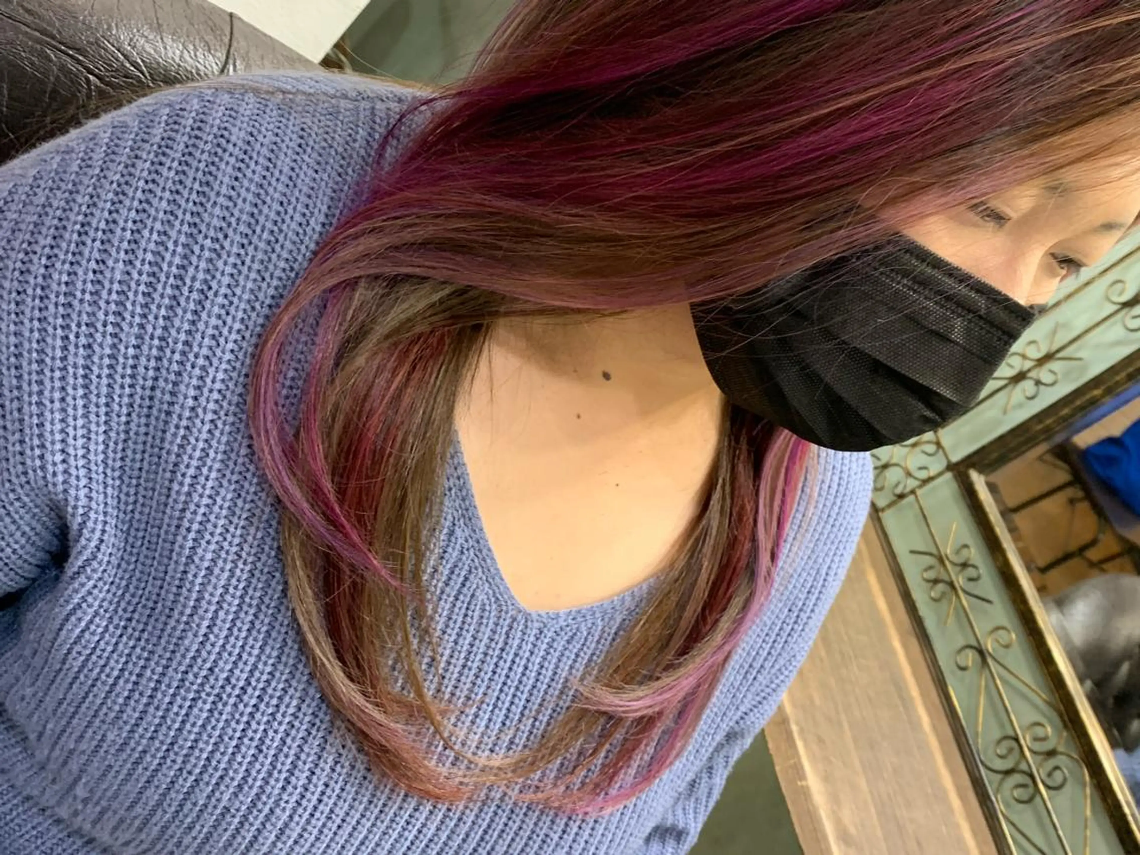 ロング カラー R ri R takagiのヘアスタイル