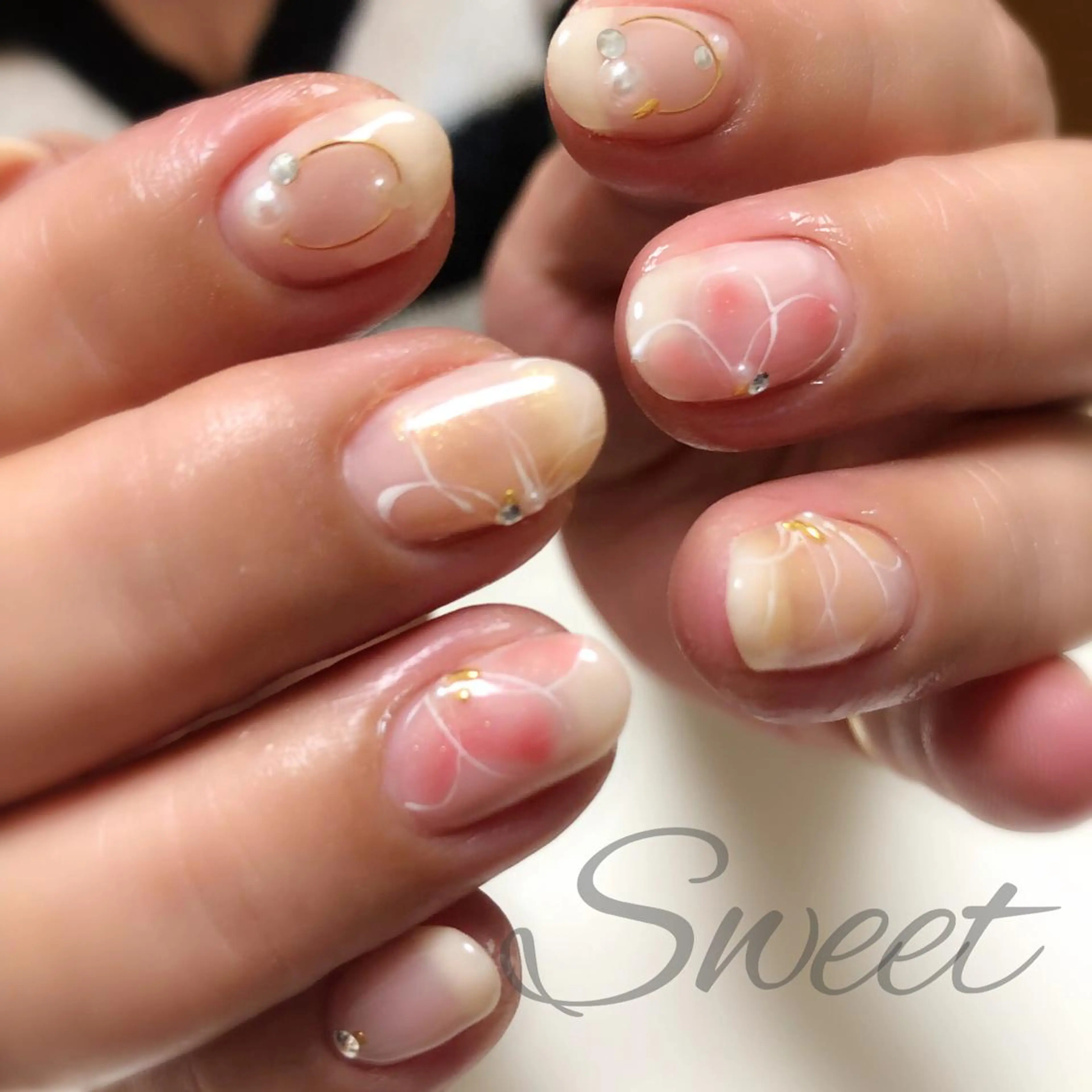 ネイル sweet 仲野陽子のネイルデザイン