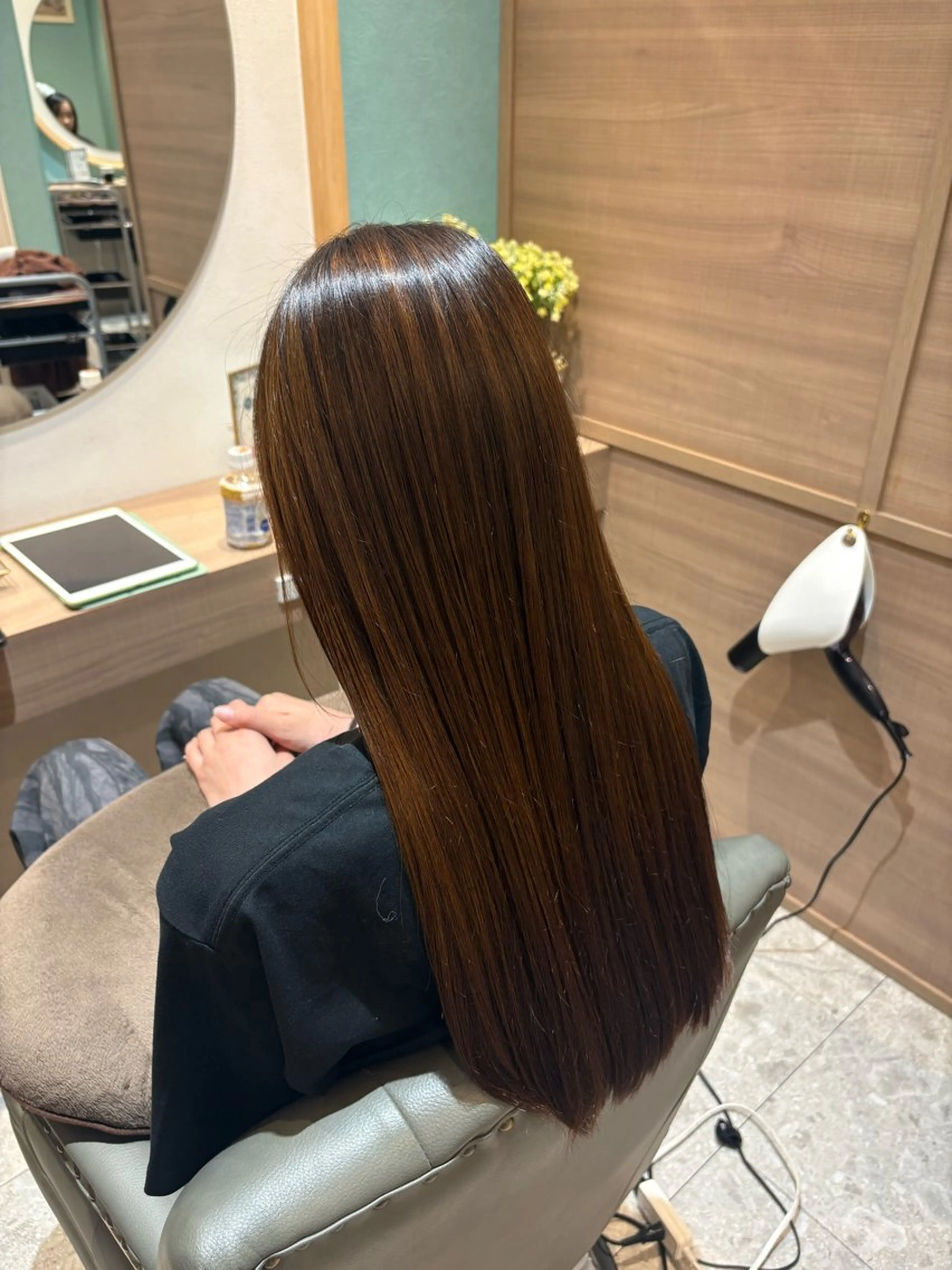 ロング カット 縮毛矯正 トリートメント 🌸ꜱᴀɴᴀ🌸 /デビュー前限定♡のヘアスタイル