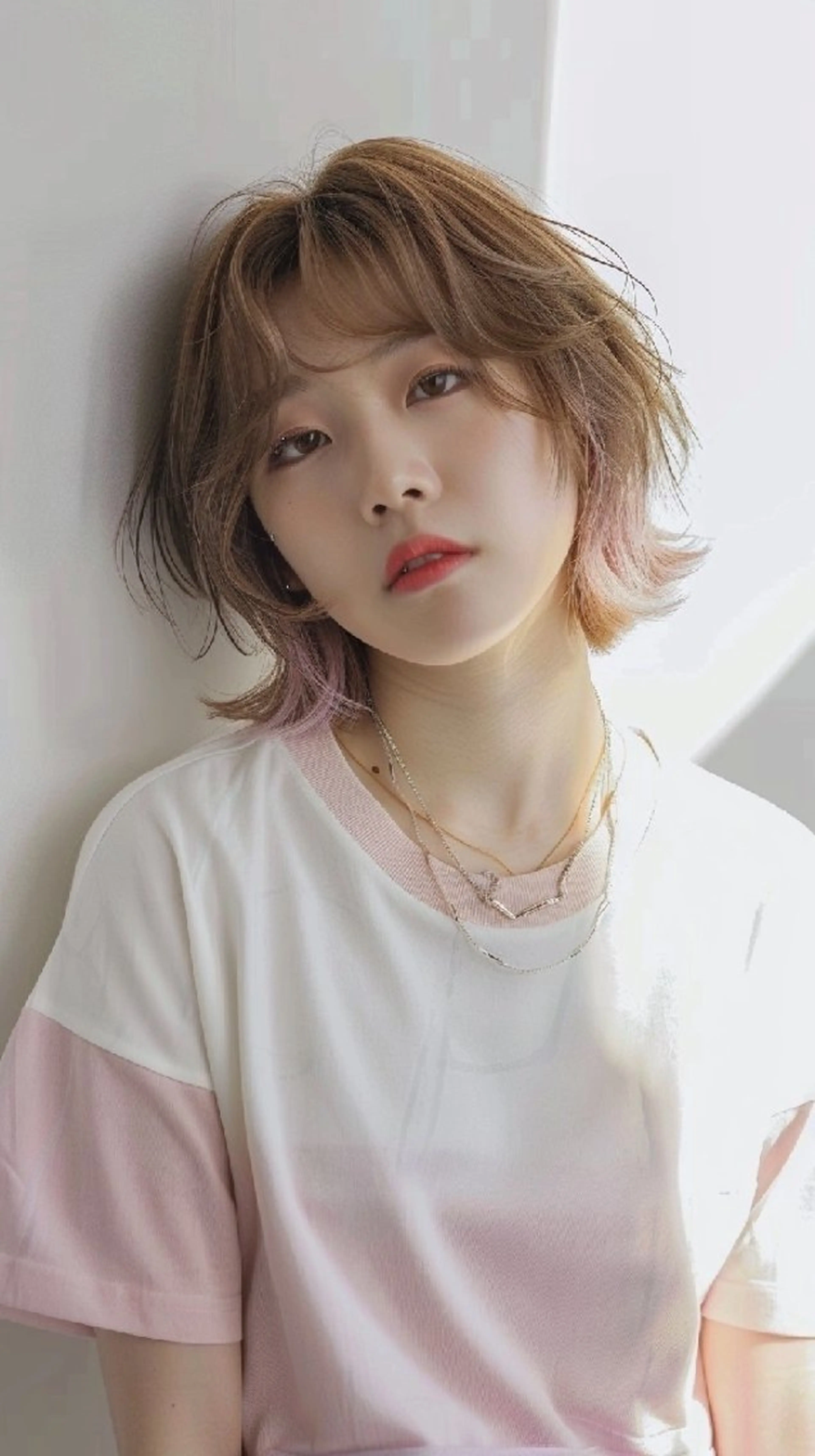 カラー ヘアカラー トリートメント 束感まつぱ🫧 なつき🫧のマツエク・マツパデザイン