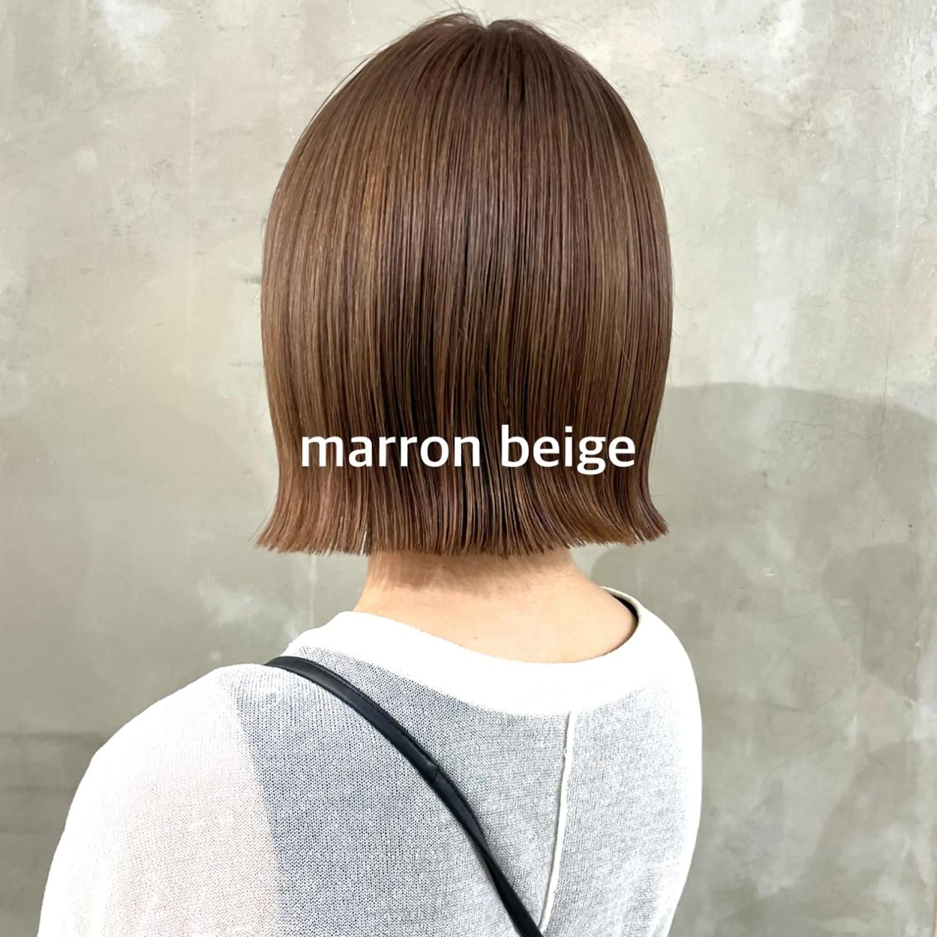 ミディアム ヘアカラー 暖色カラー推し/ トヤエリコのヘアスタイル