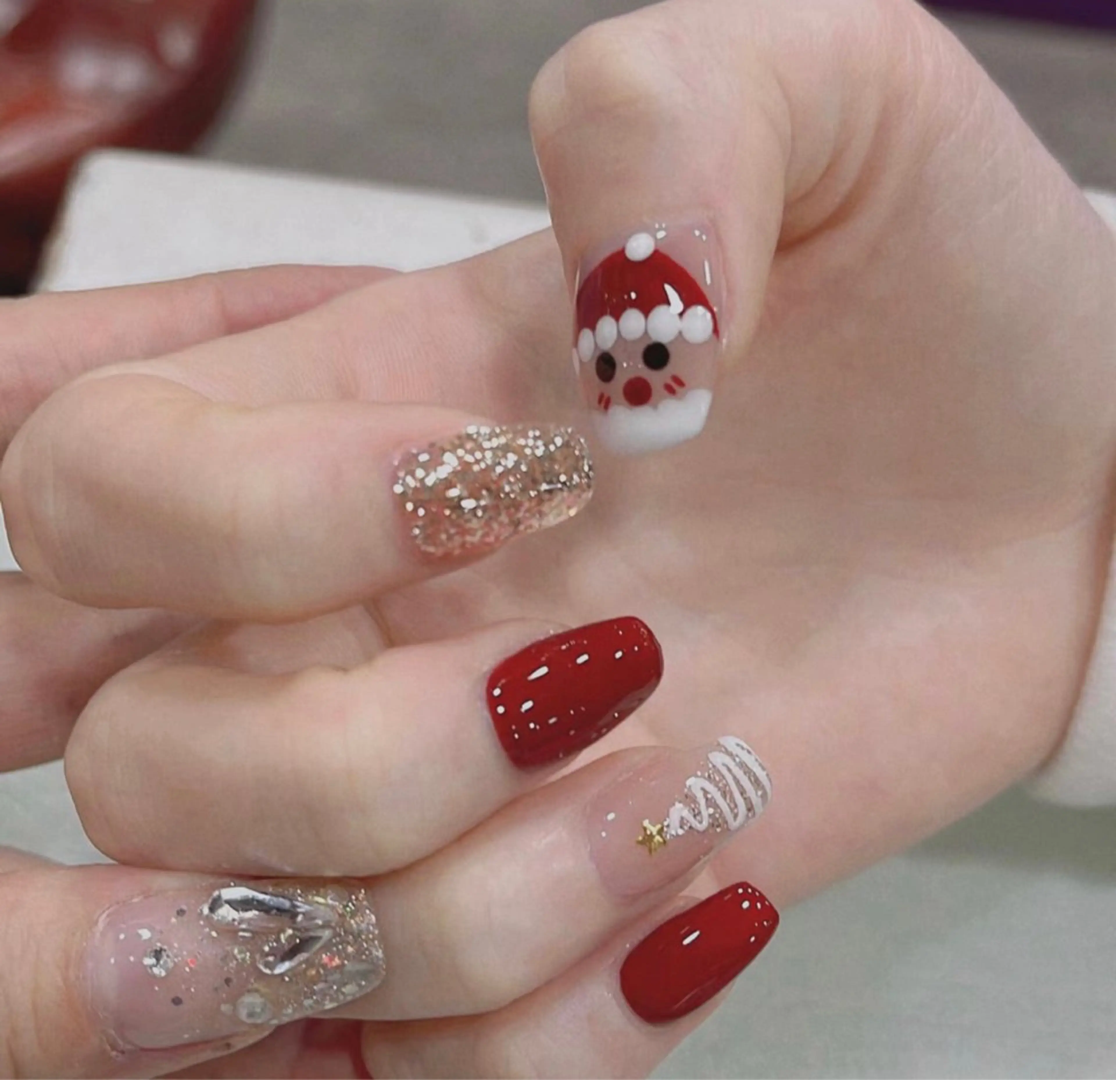 ネイル ジェルネイル ハート 韓国ネイル ニュアンスネイル パラジェル Niko nailサロンのネイルデザイン