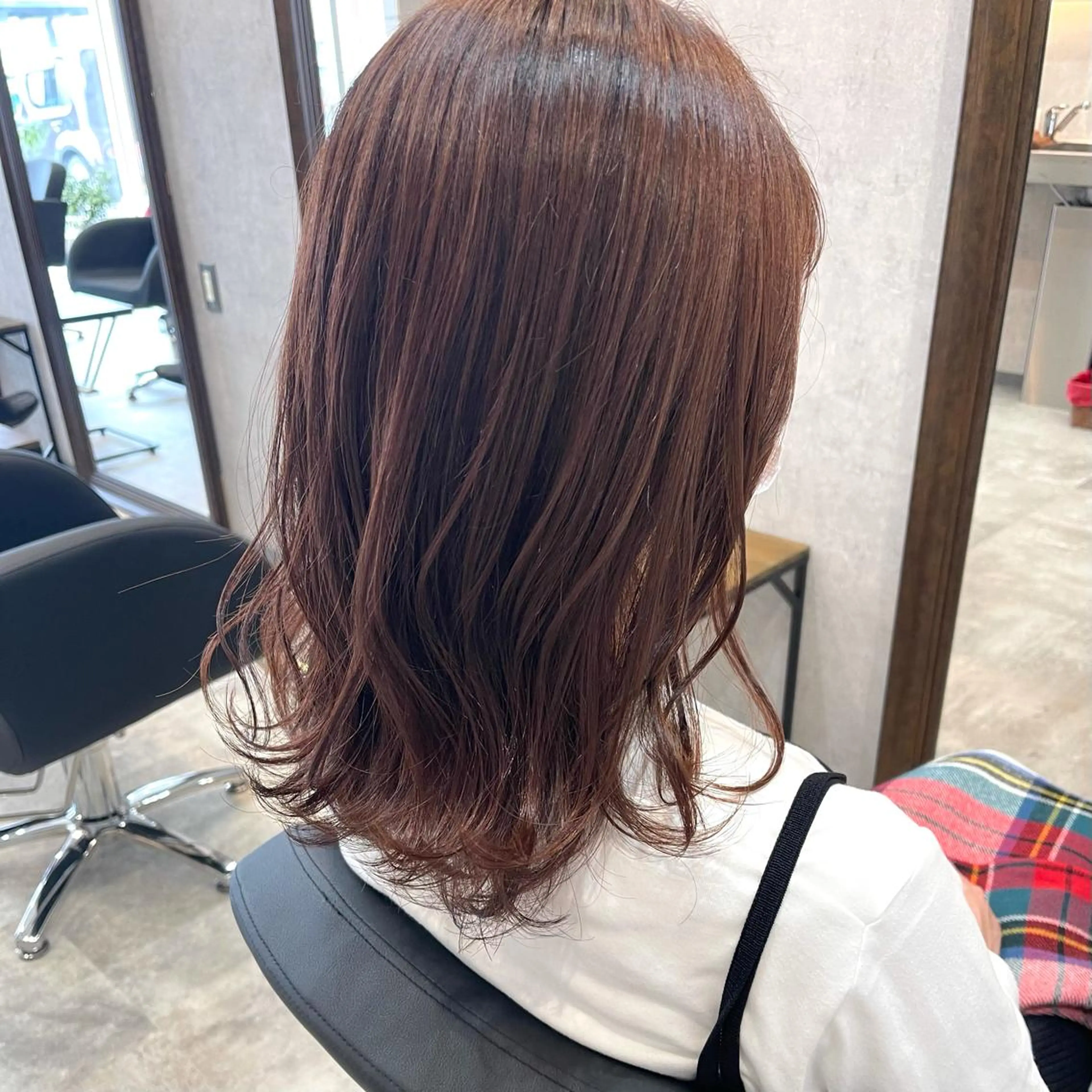 セミロング カラー ヘアアレンジ カット ヘアカラー トリートメント 🌻あいり merci.🌻のヘアスタイル
