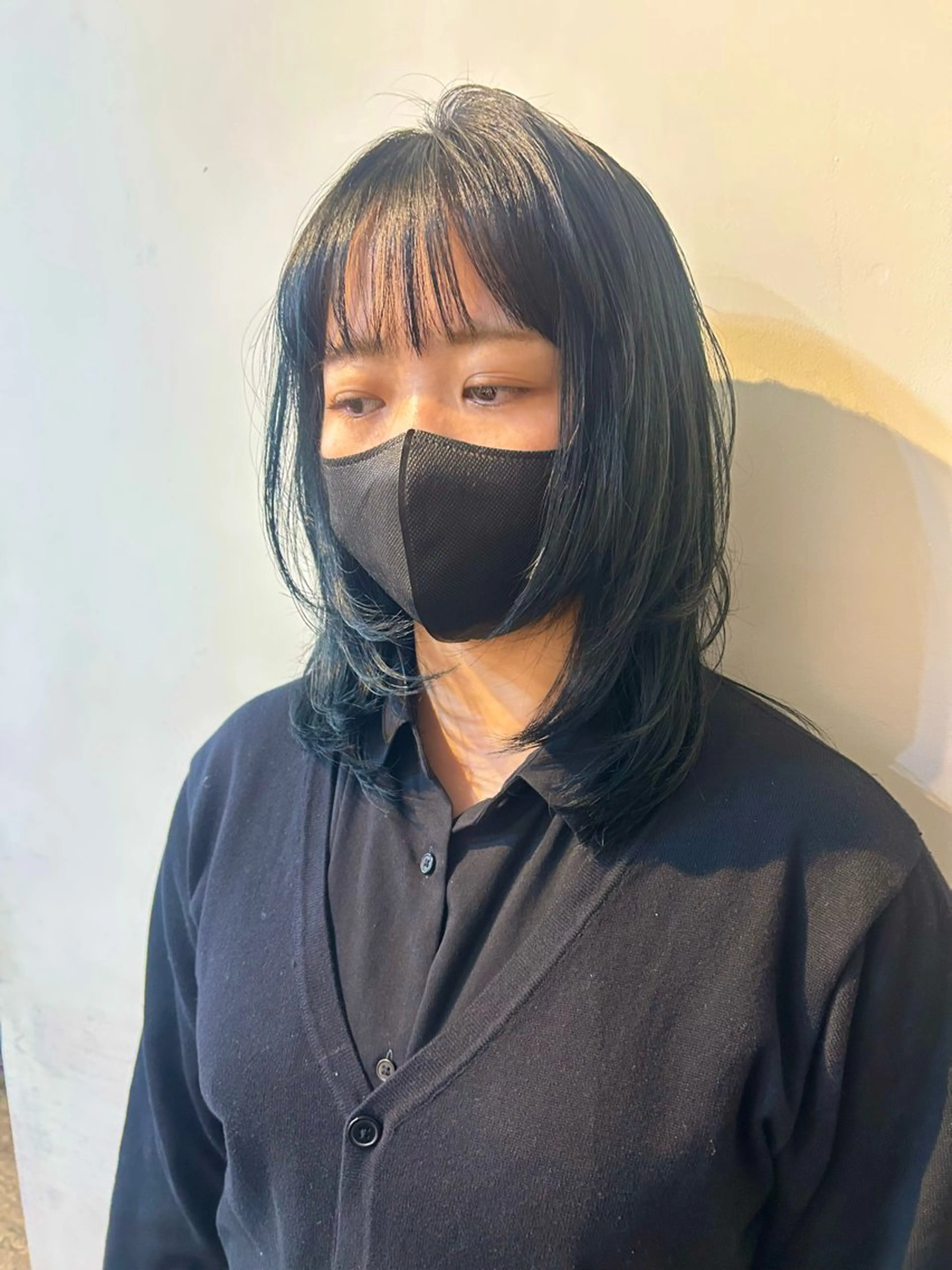 ミディアム ヘアカラー トリートメント ✂韓国レイヤー 🦋みやび🪽のヘアスタイル