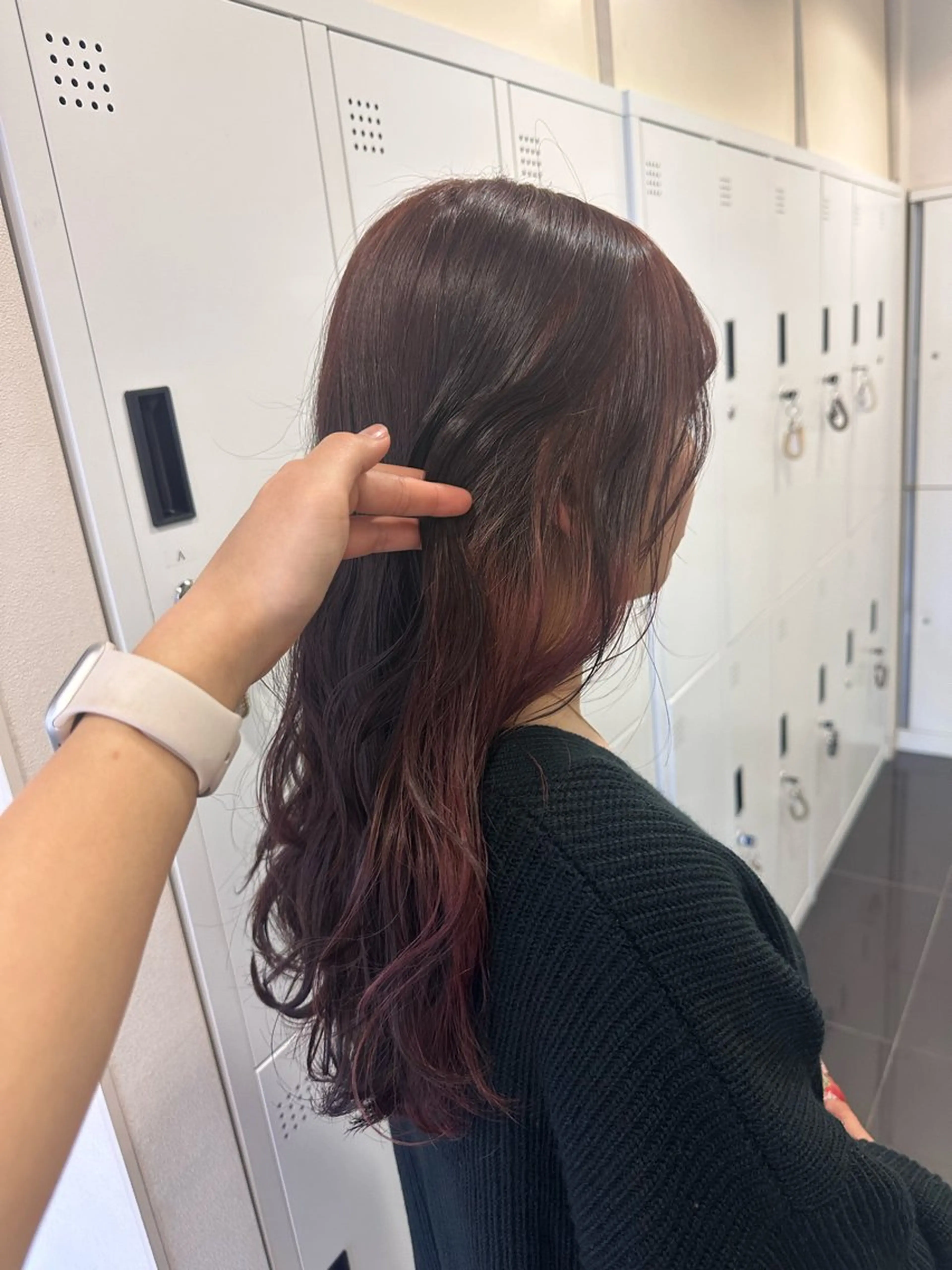 ロング カラー ブリーチ ダブルカラー ブリーチなしカラー ブリーチカラー/ベー ジュ/Hono🦖のヘアスタイル