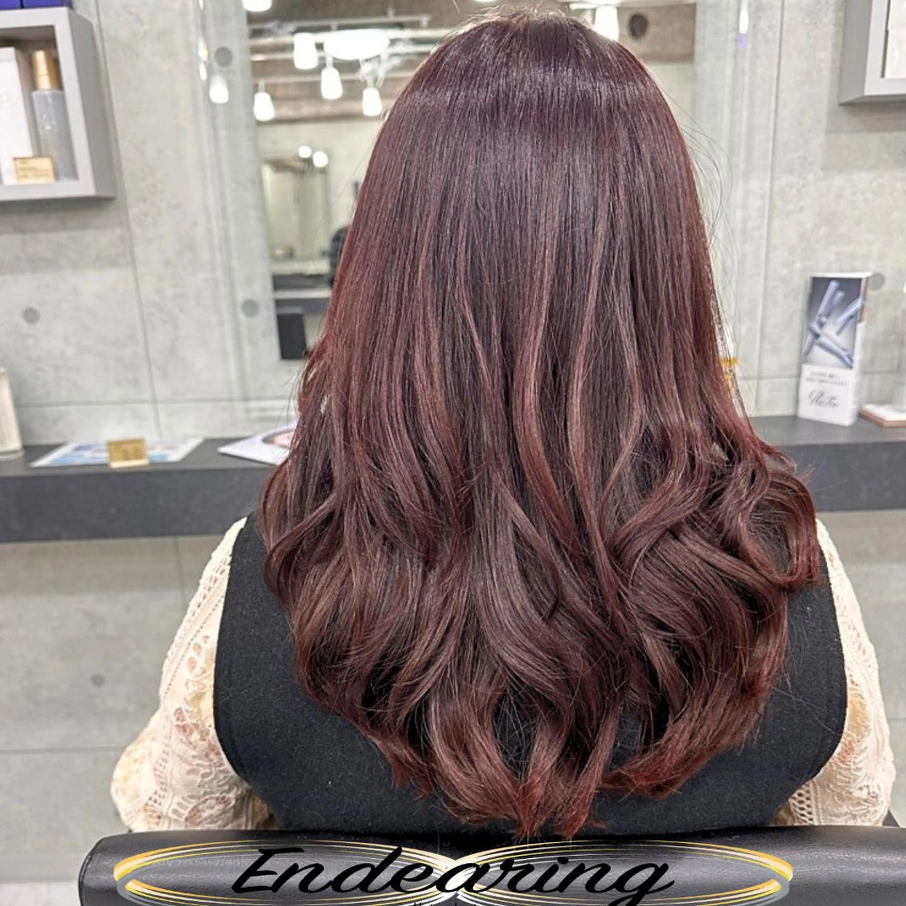 カラー ブラウンカラー 透明感カラー ピンクカラー カット ヘアカラー Endearing 銀座/レイヤーカットのヘアスタイル