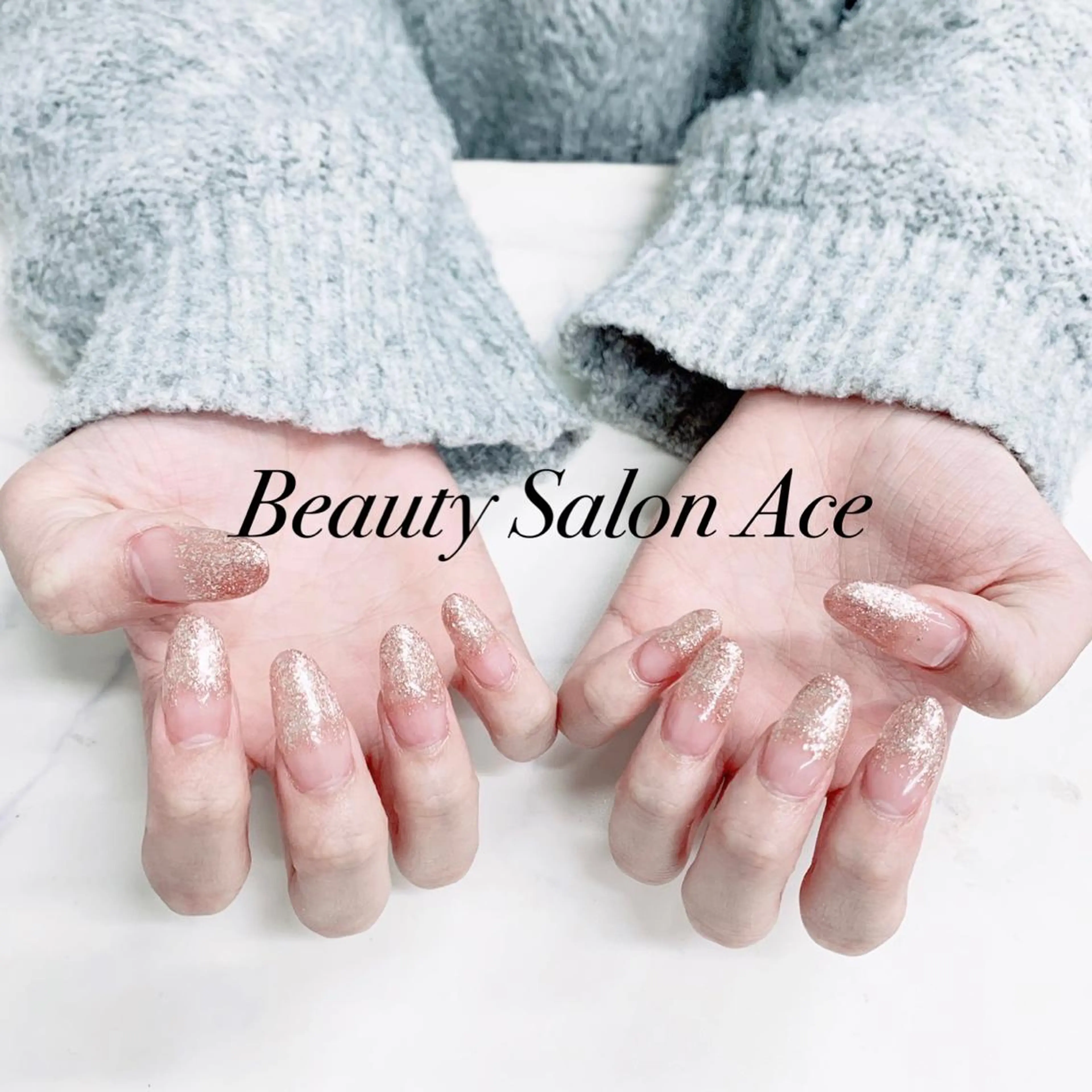 ネイル グラデーション ラメ(グリッター) ラメグラデーション メンズネイル スカルプネイル Beauty Salon Ace（ネイルサロン　エース）所属・池袋フィルイン Ace♡Nailのネイルデザイン