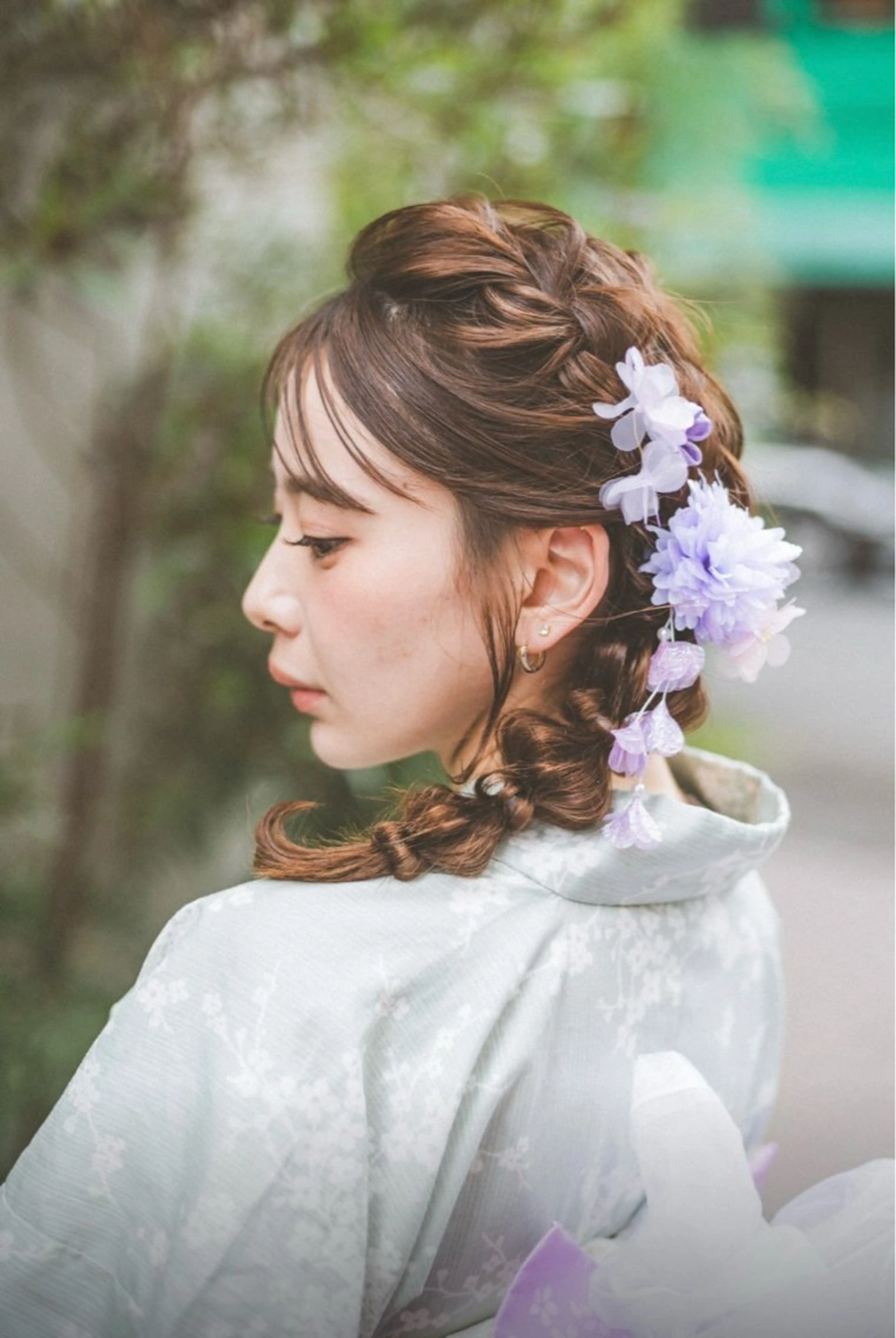 ヘアアレンジ 💎耳ツボジュエリー ×銀座美容室💎のヘアスタイル