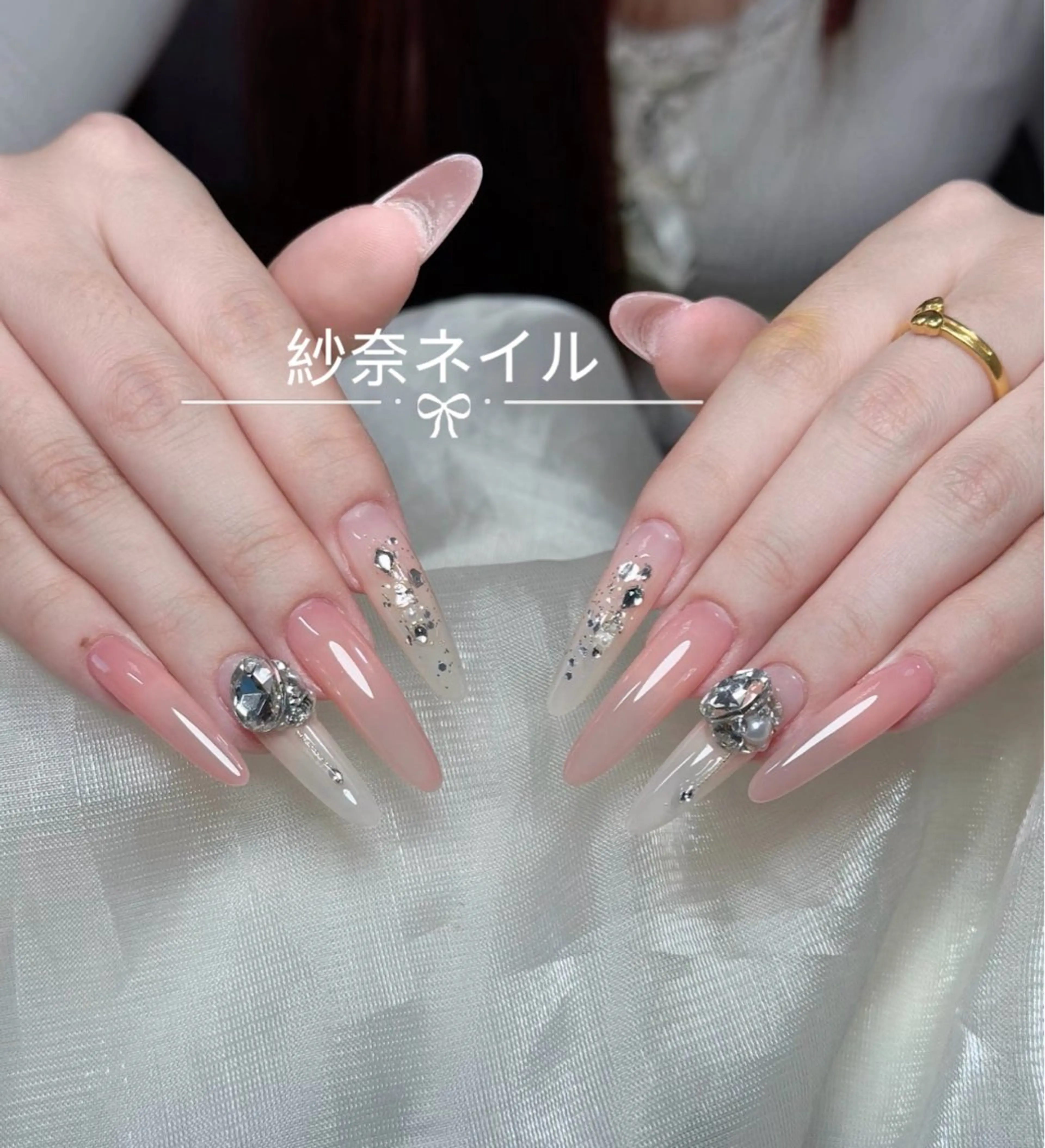 ネイル ハンドネイル 纱 奈のネイルデザイン