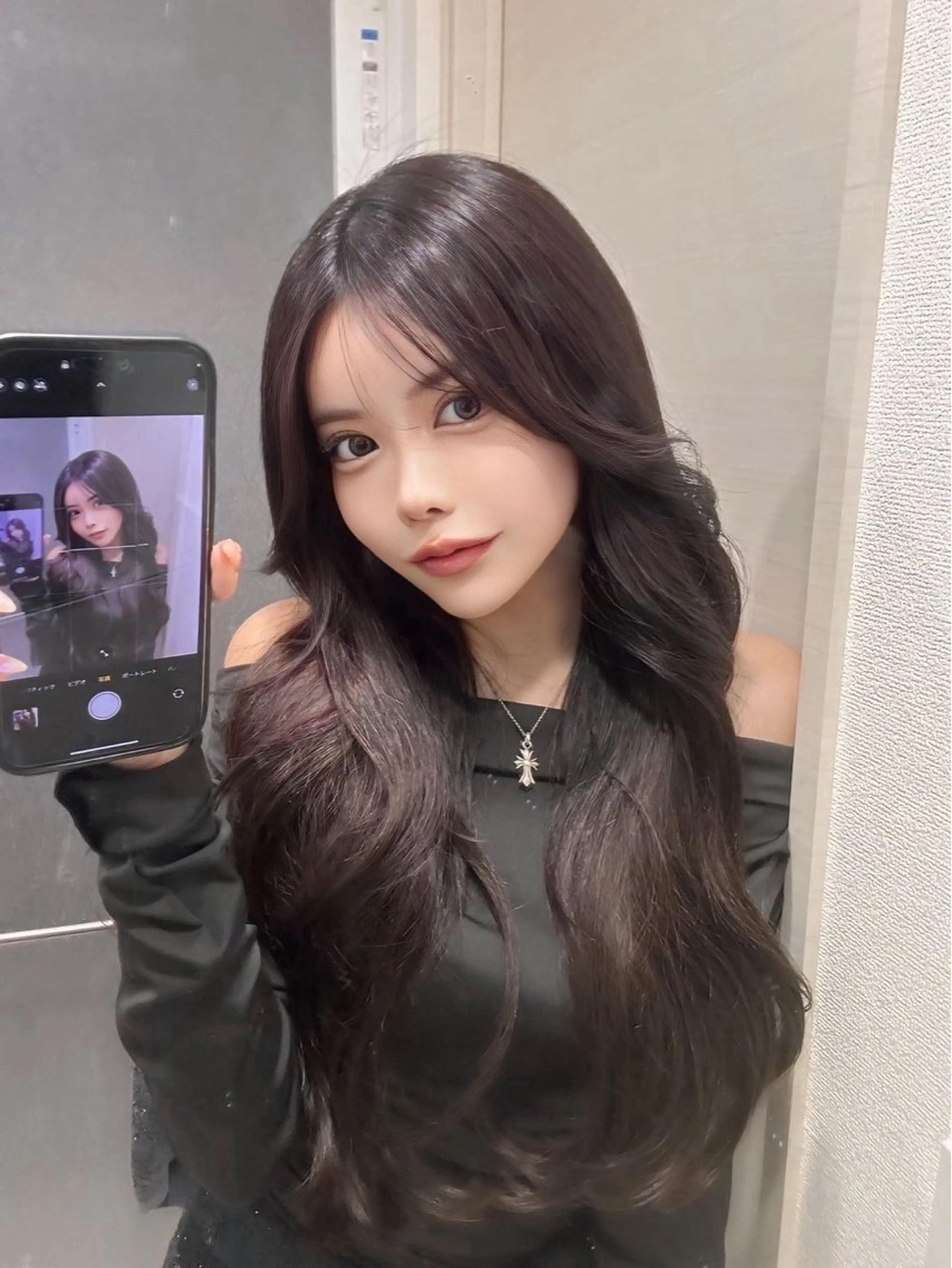 ロング ヘアカラー 秋葉原　柏木絢汰 ✨当日予約okのヘアスタイル