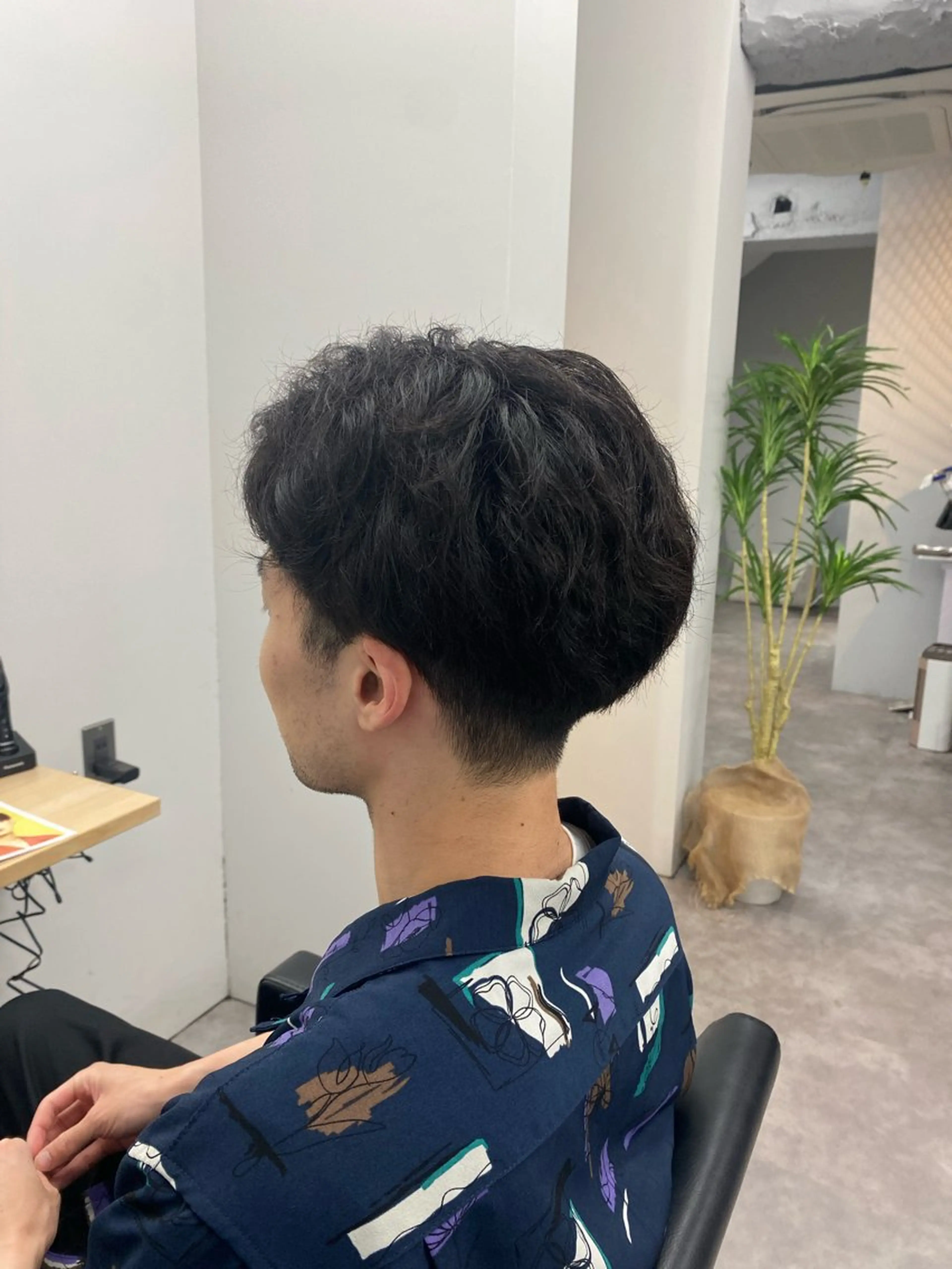 ショート メンズ ビジネス センターパート RIKIYA👑 北千住メンズ特化👑のヘアスタイル